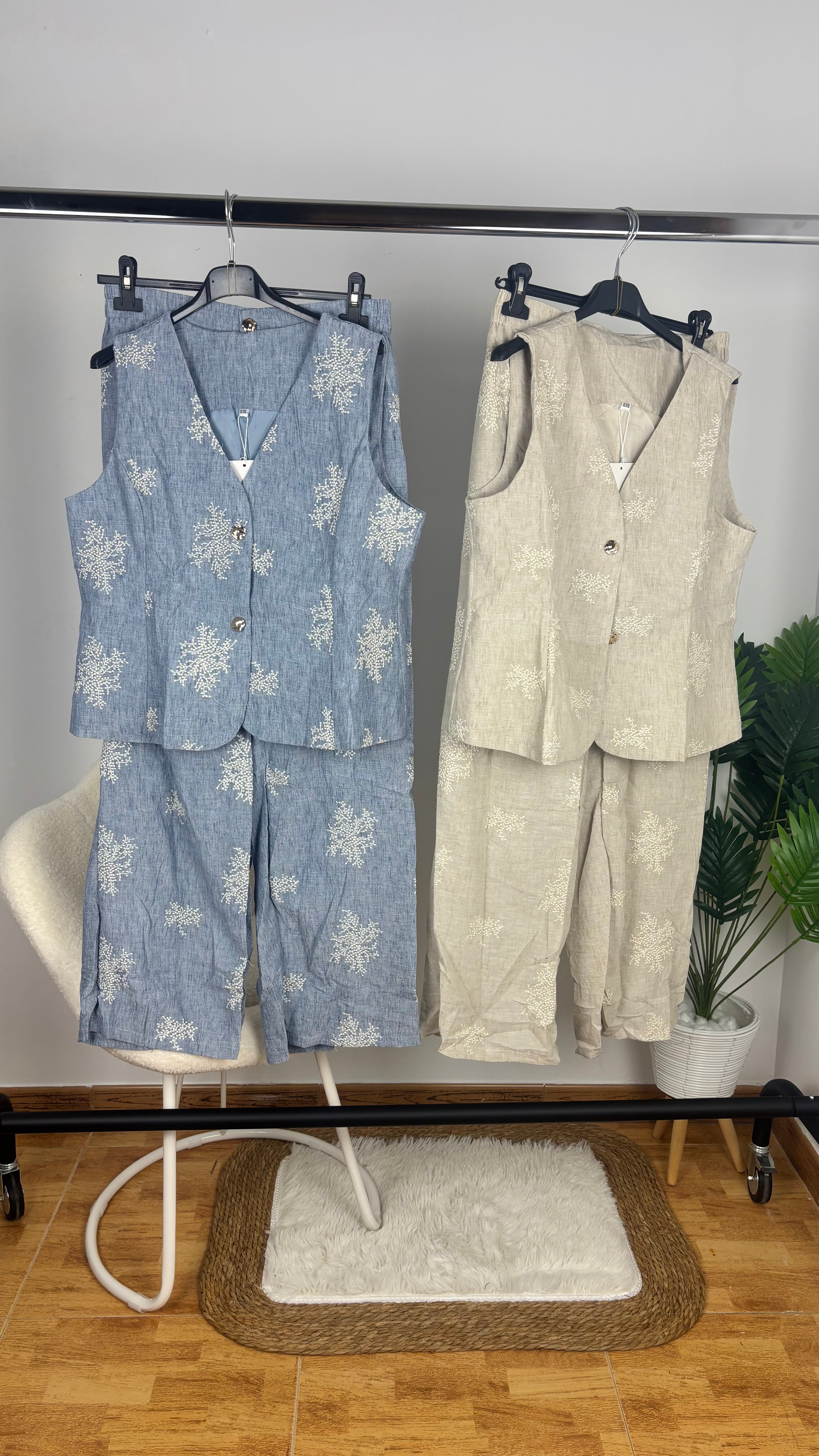 Conjunto bordado
