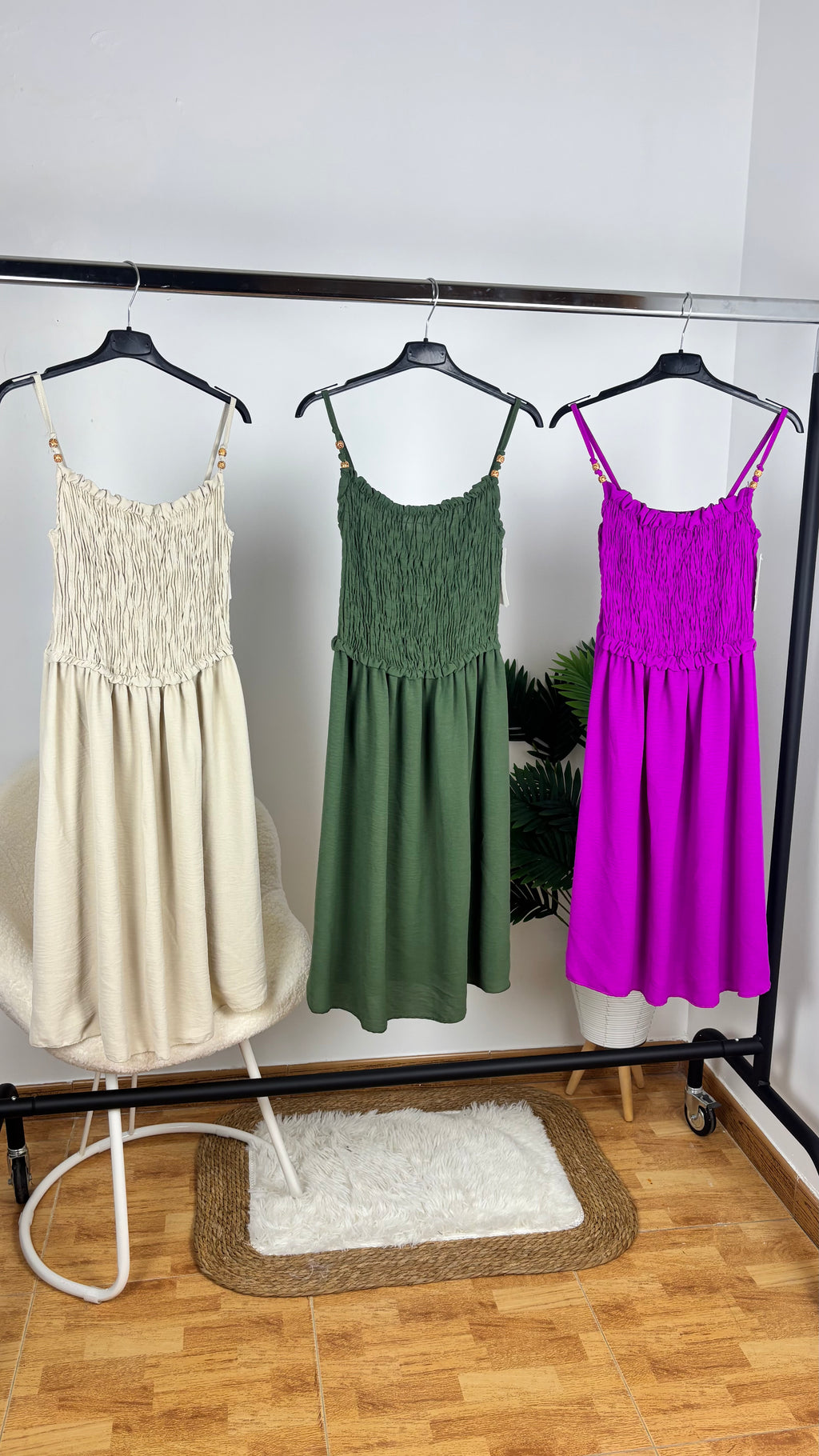 Vestido fruncido