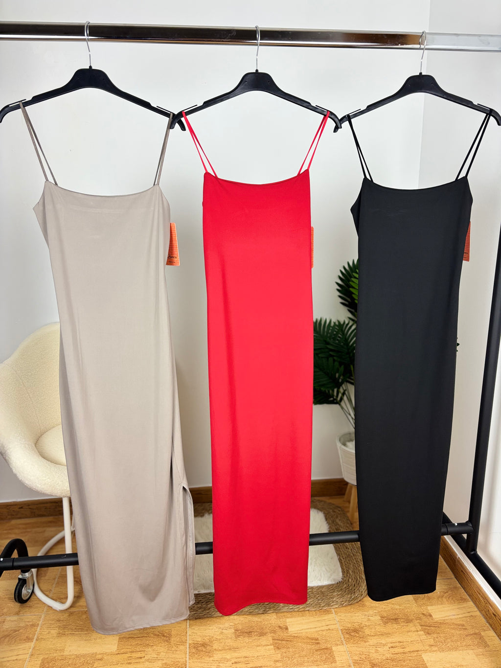 Vestido básico de licra