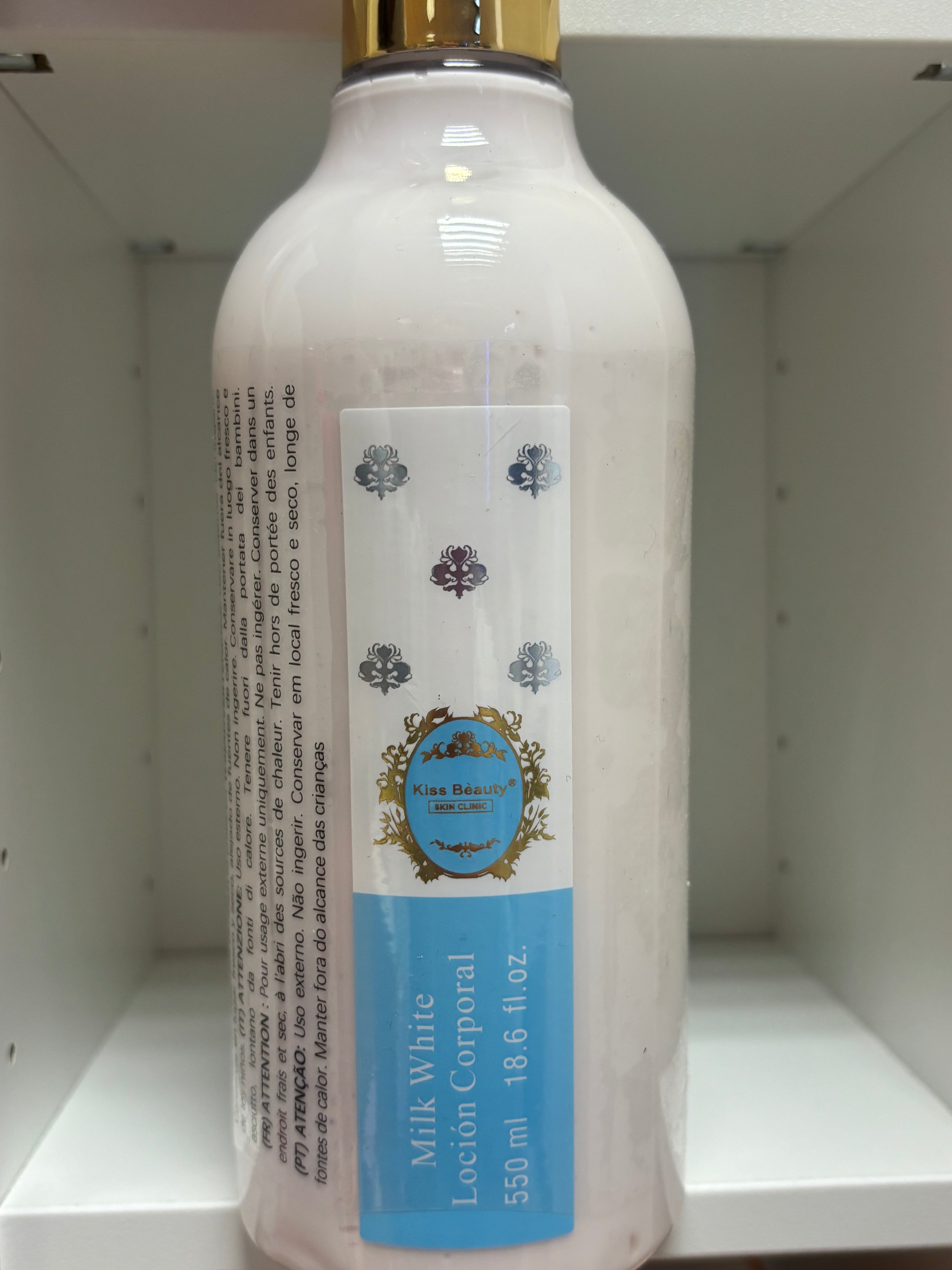 Loción corporal milk white