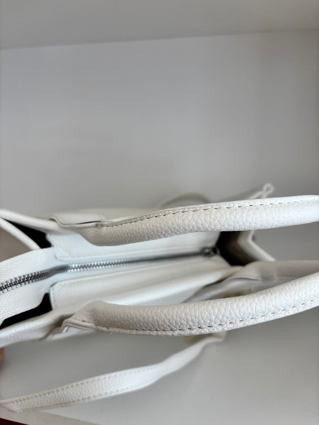 Bolso blanco cuadrado