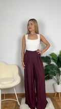 Pantalón ancho pinzas