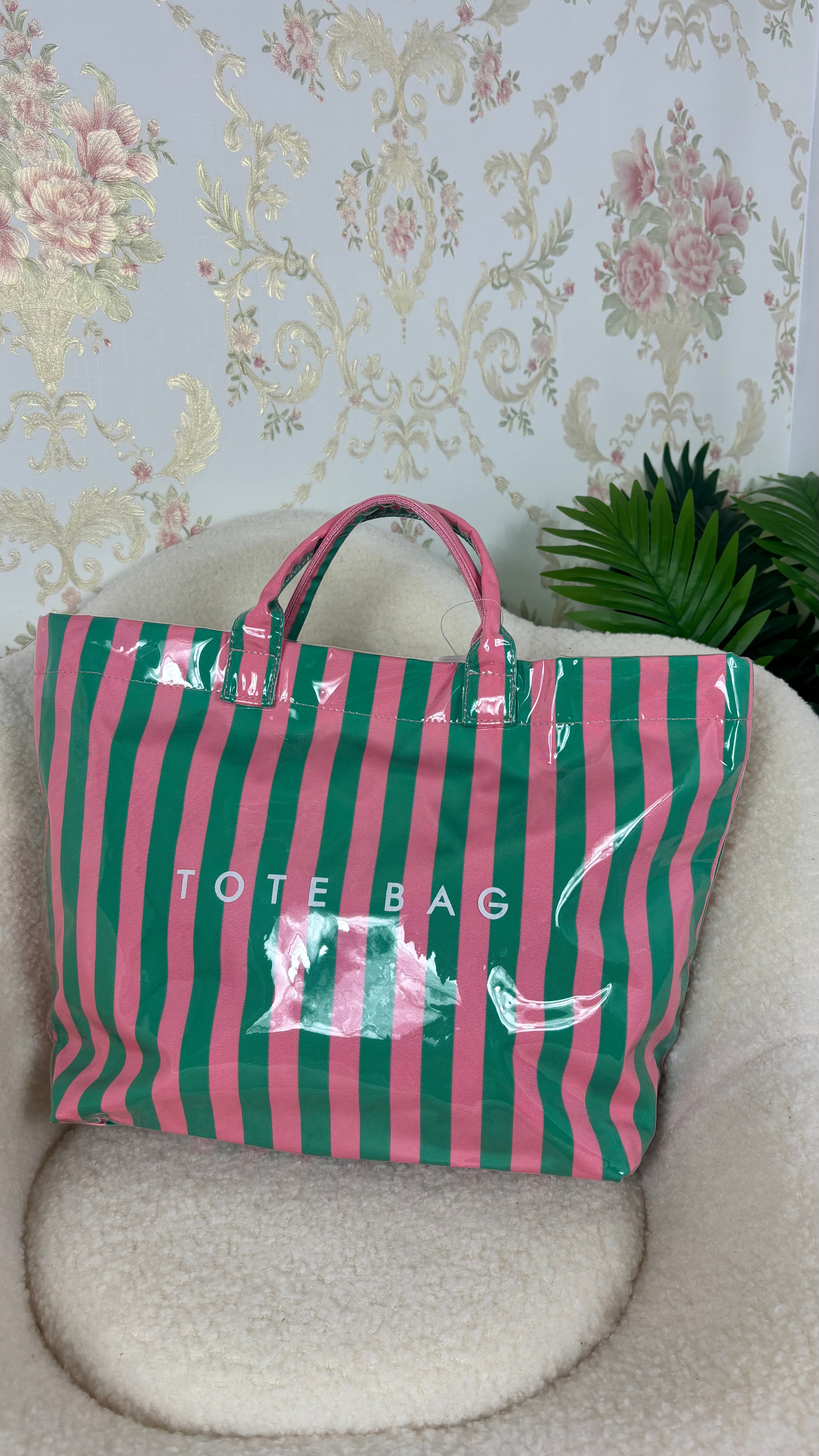 Bolso tote rosa