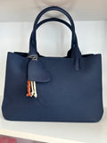 Bolso corazón azul marino