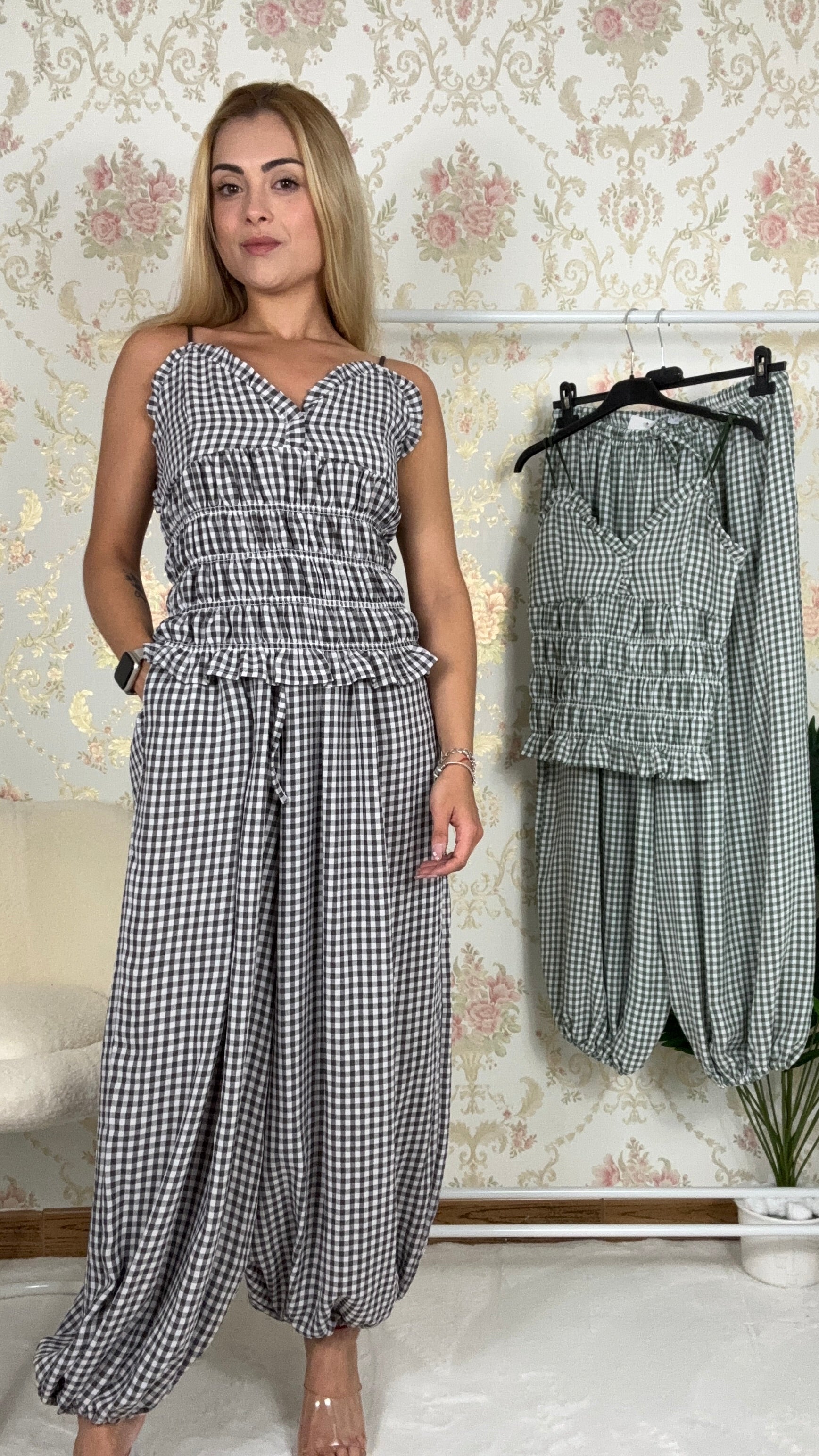 Conjunto top vichy