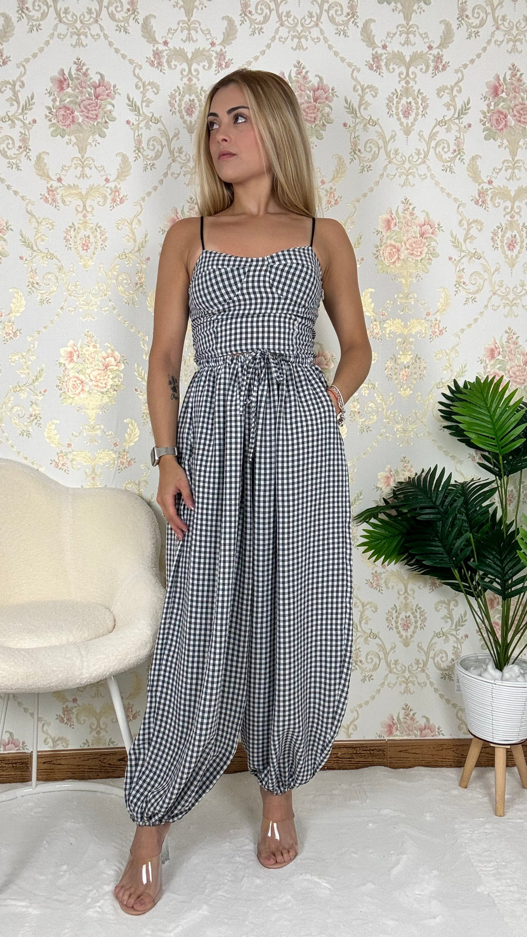 Conjunto top vichy