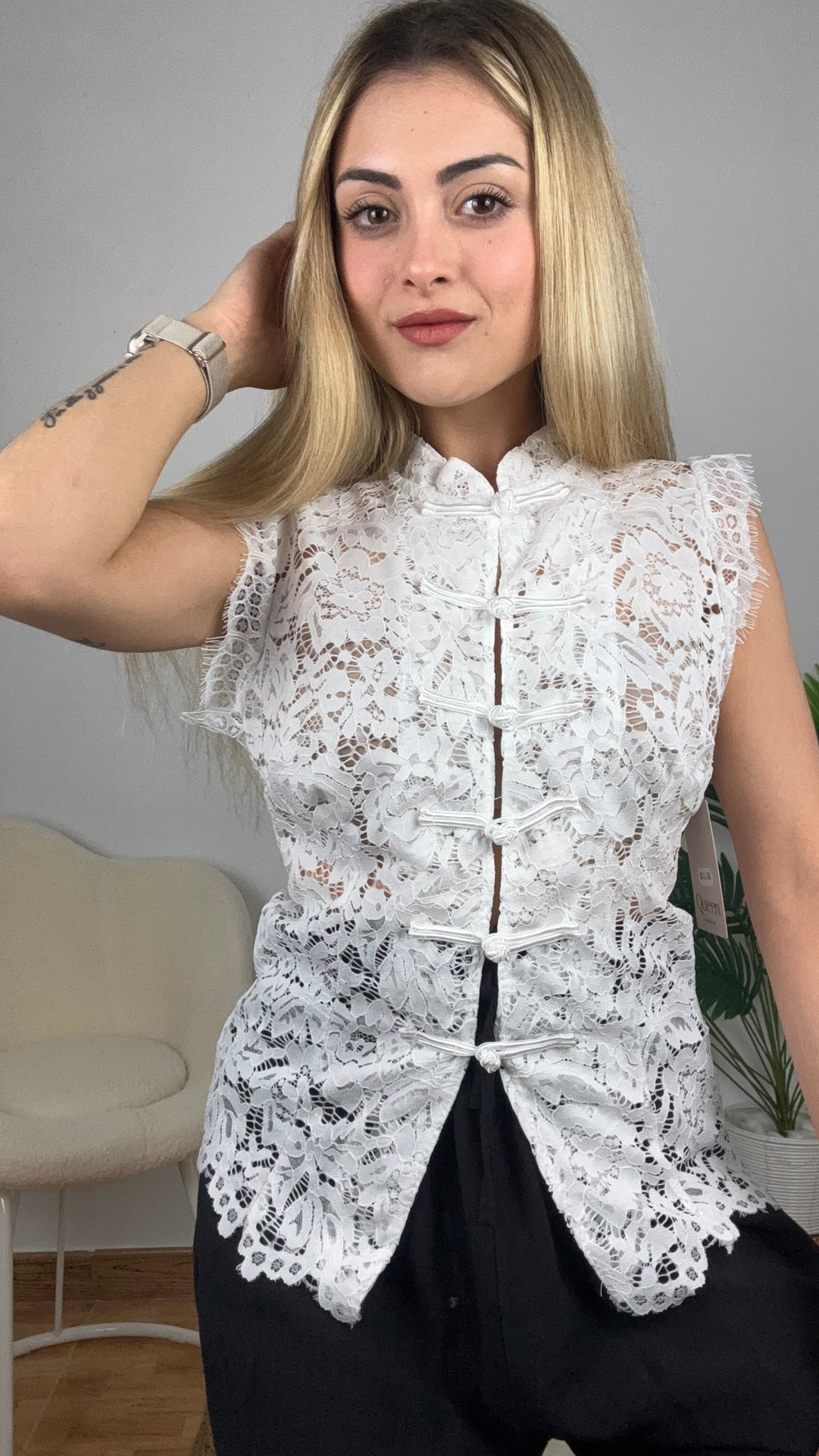 Camisa encaje