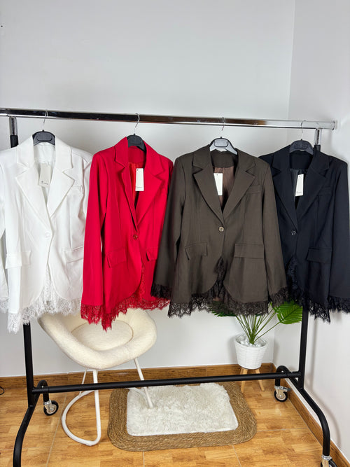 Blazer de encaje
