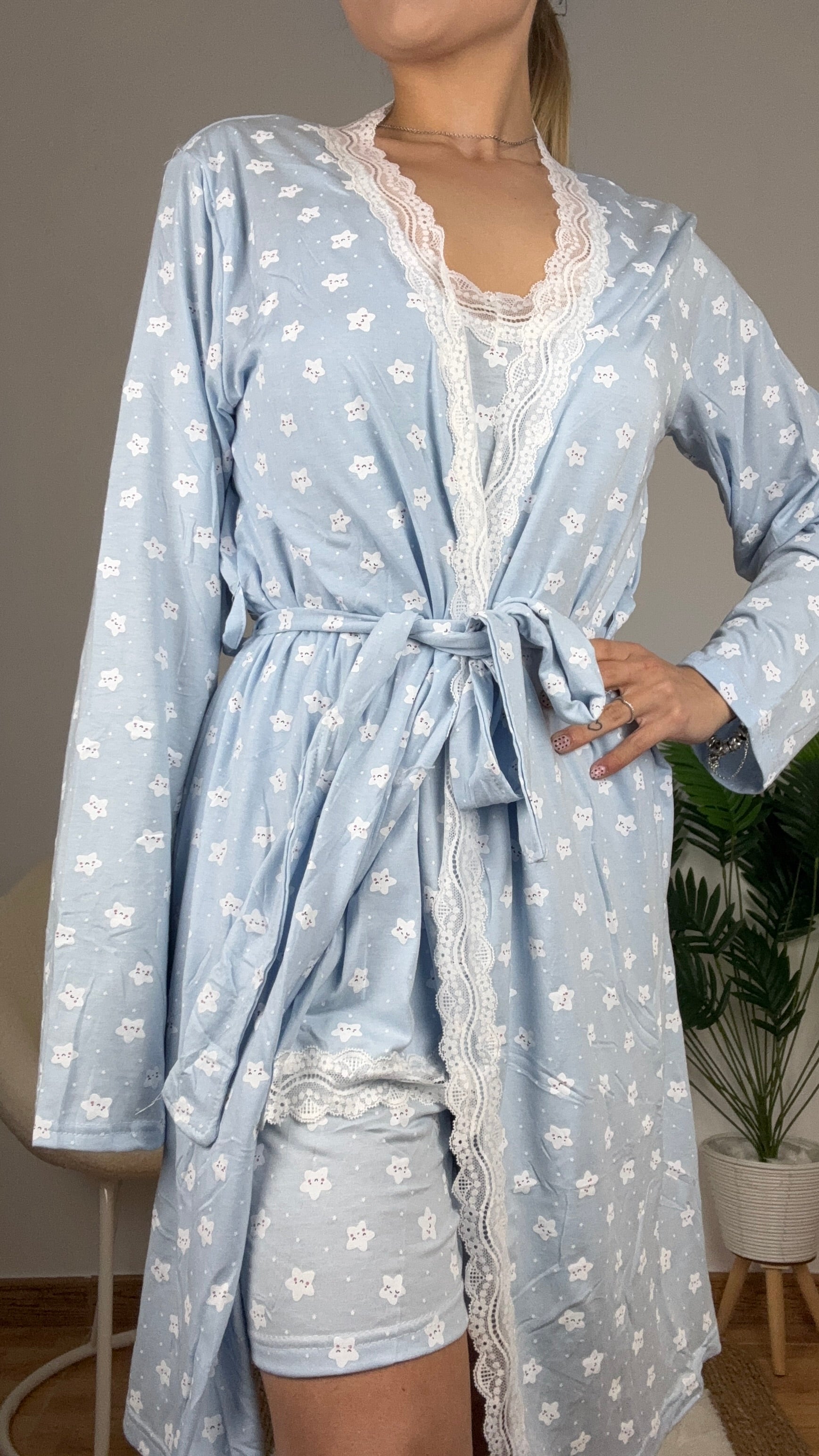 Pijama de 3 piezas