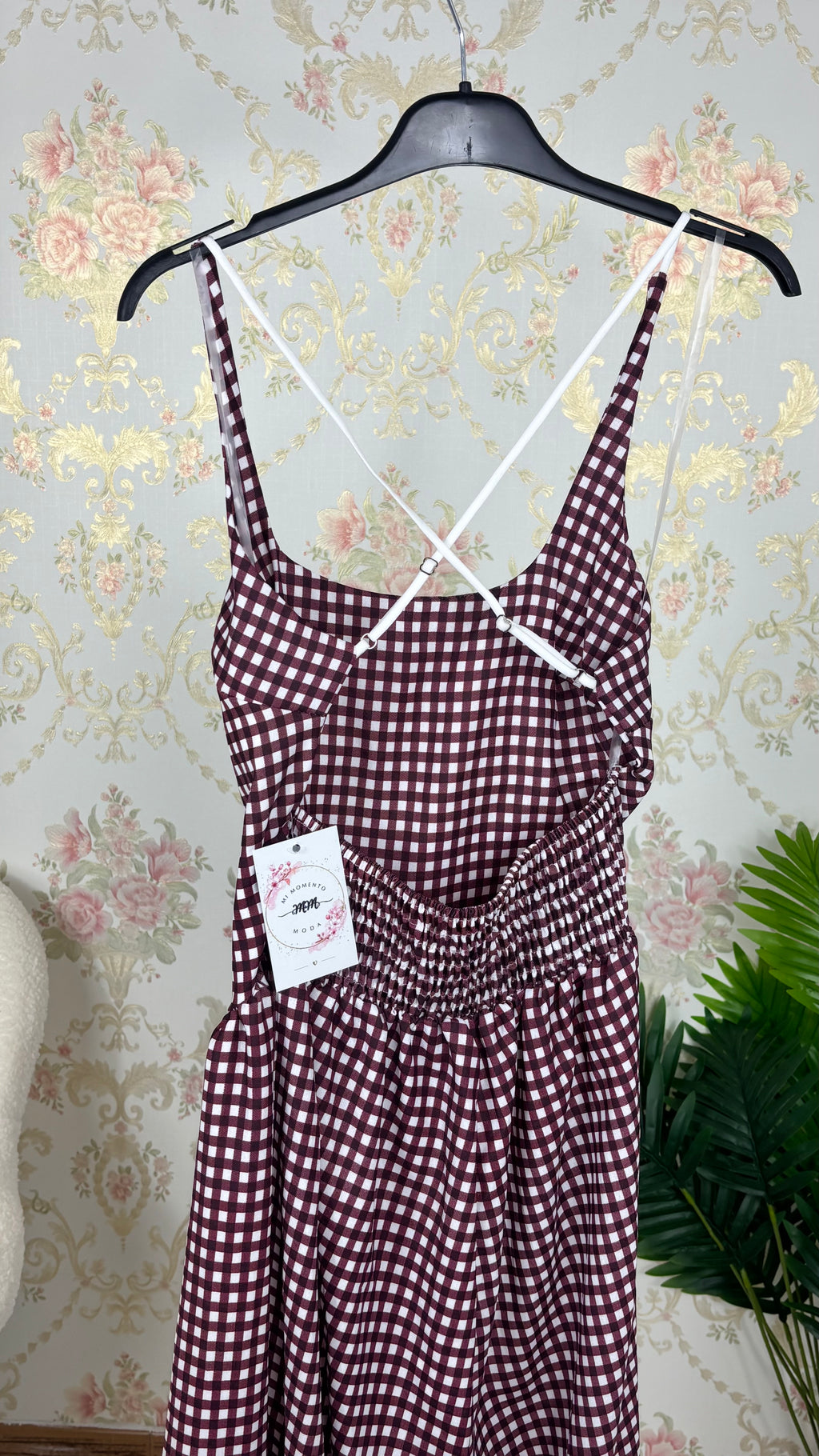 Mono vichy espalda