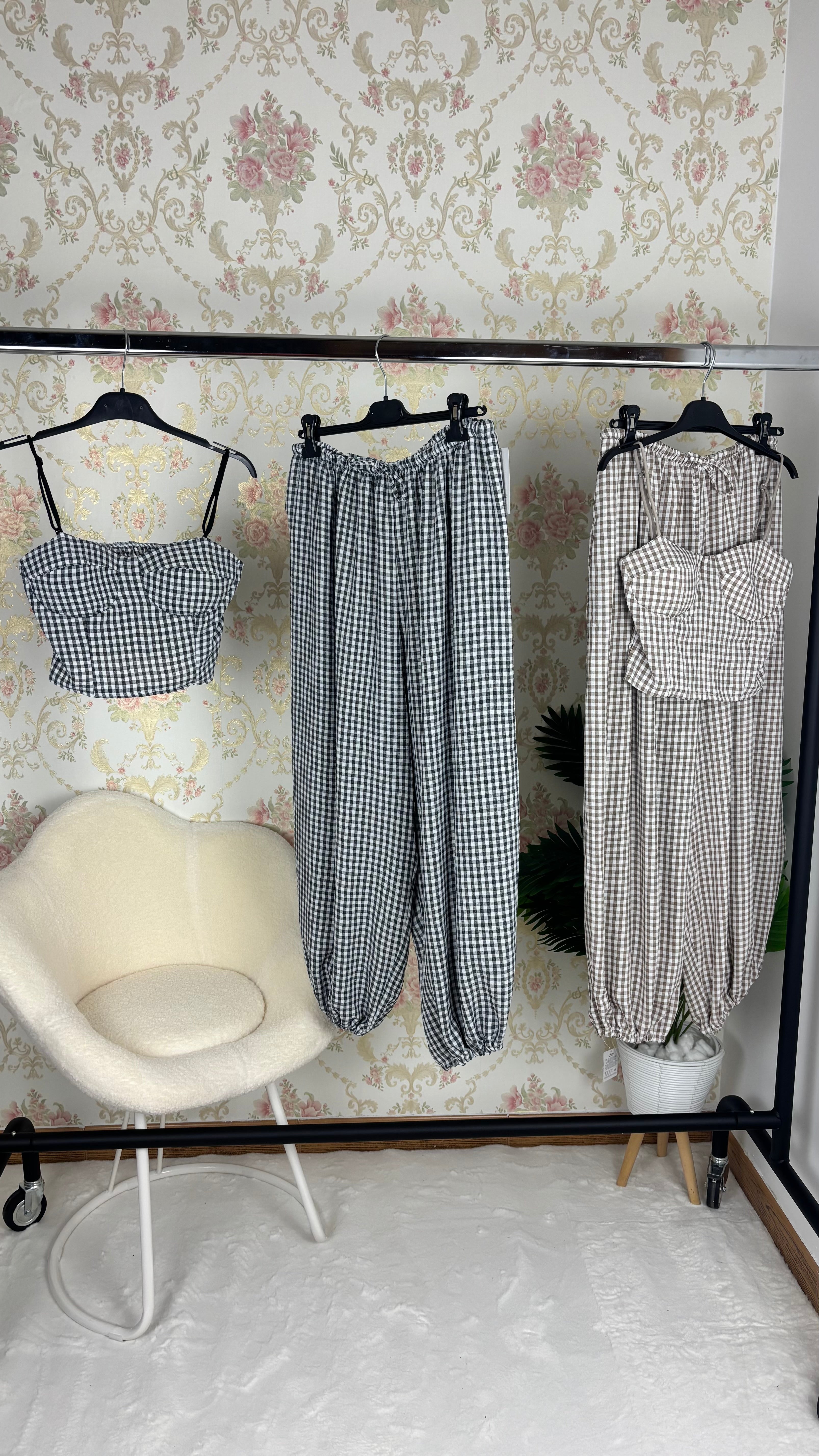 Conjunto top vichy