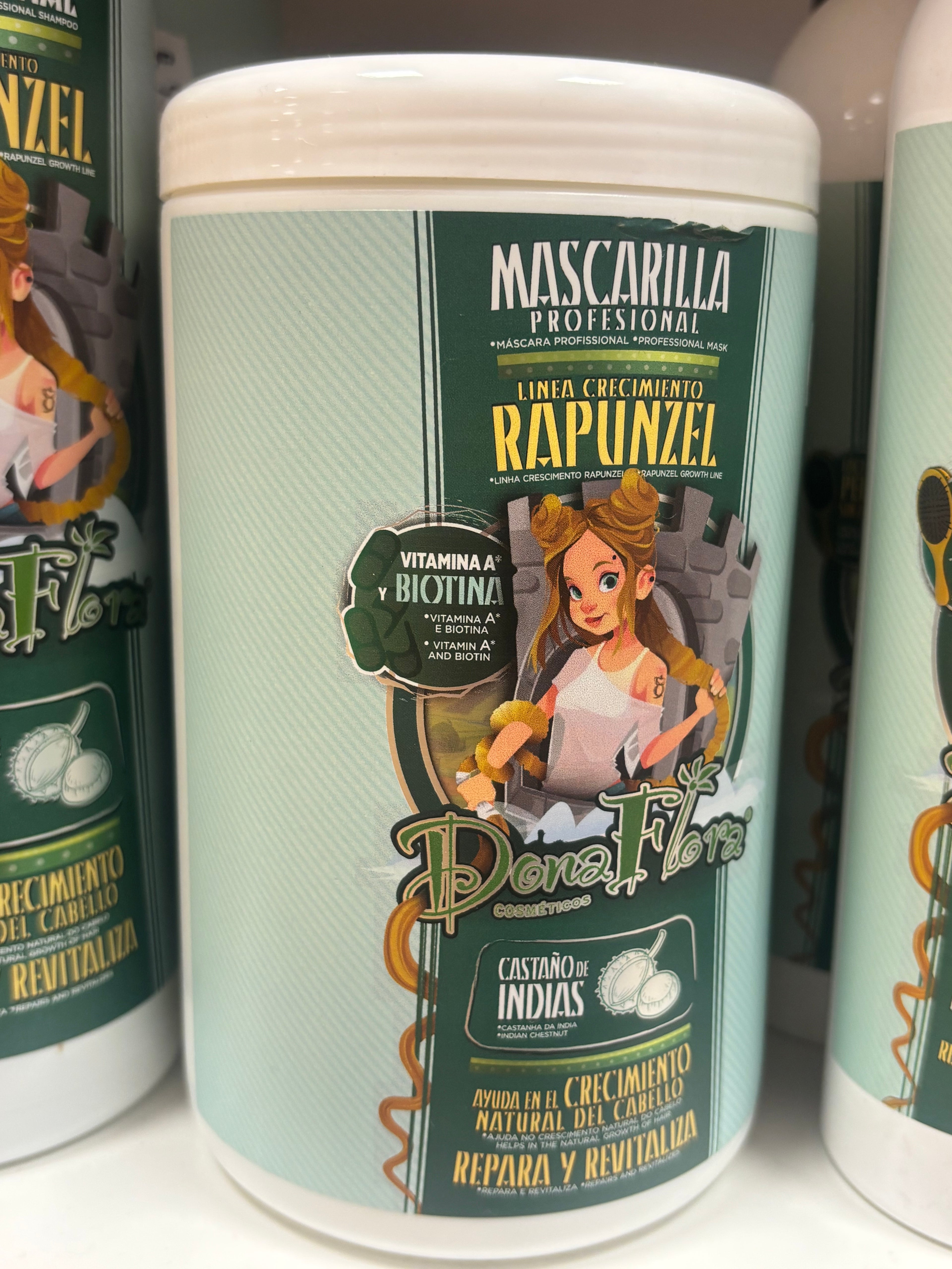 Mascarilla rapunzel