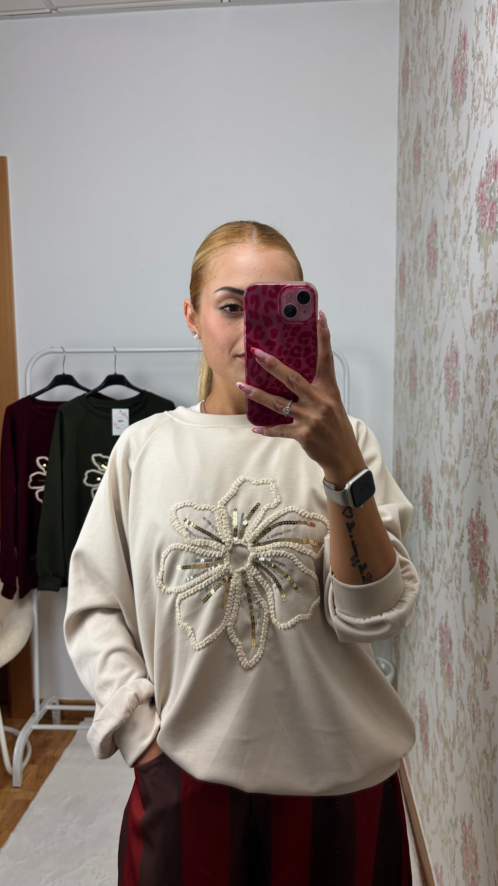 Sudadera Flor