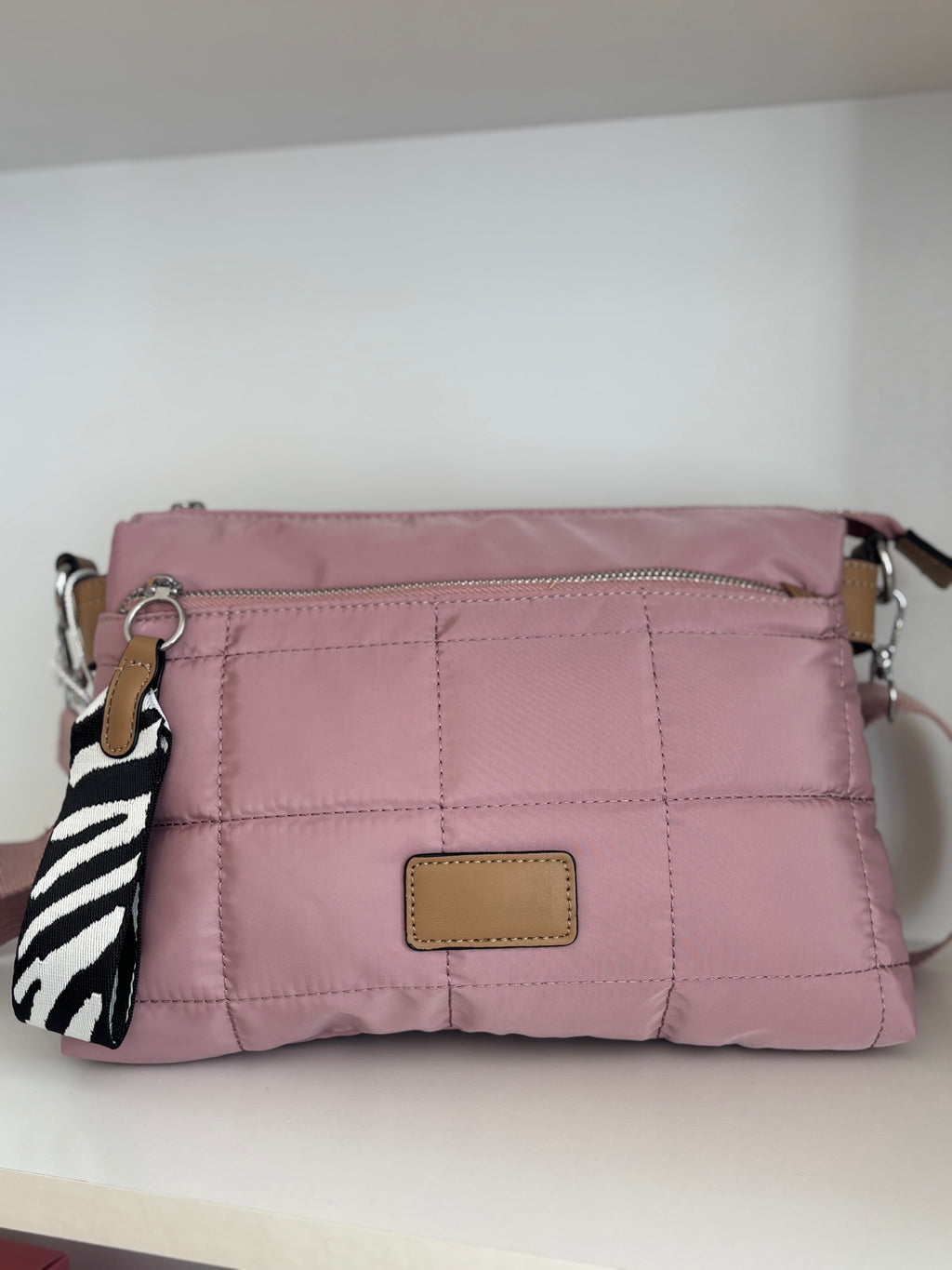 Bolso zebra rosa