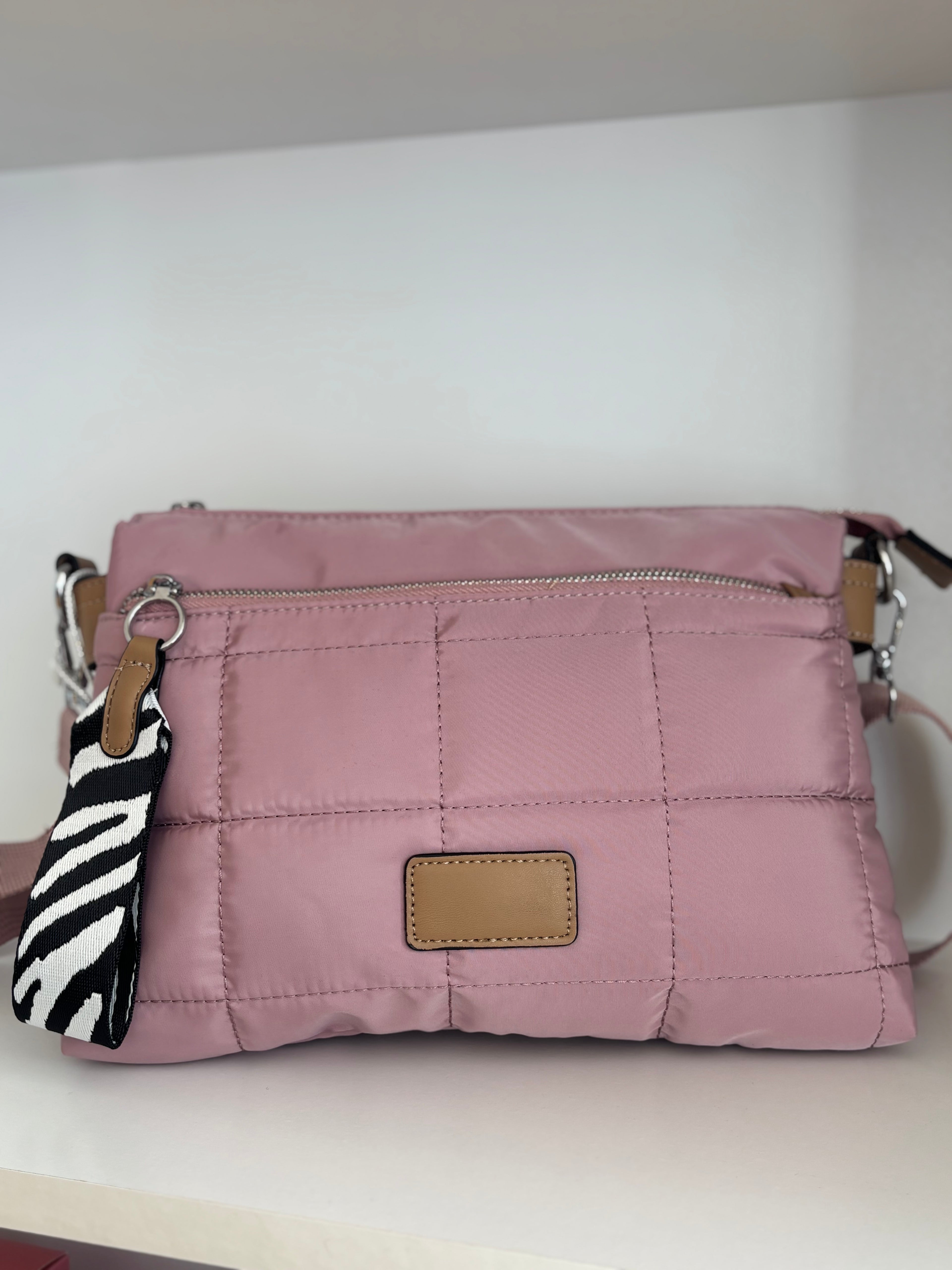Bolso zebra rosa