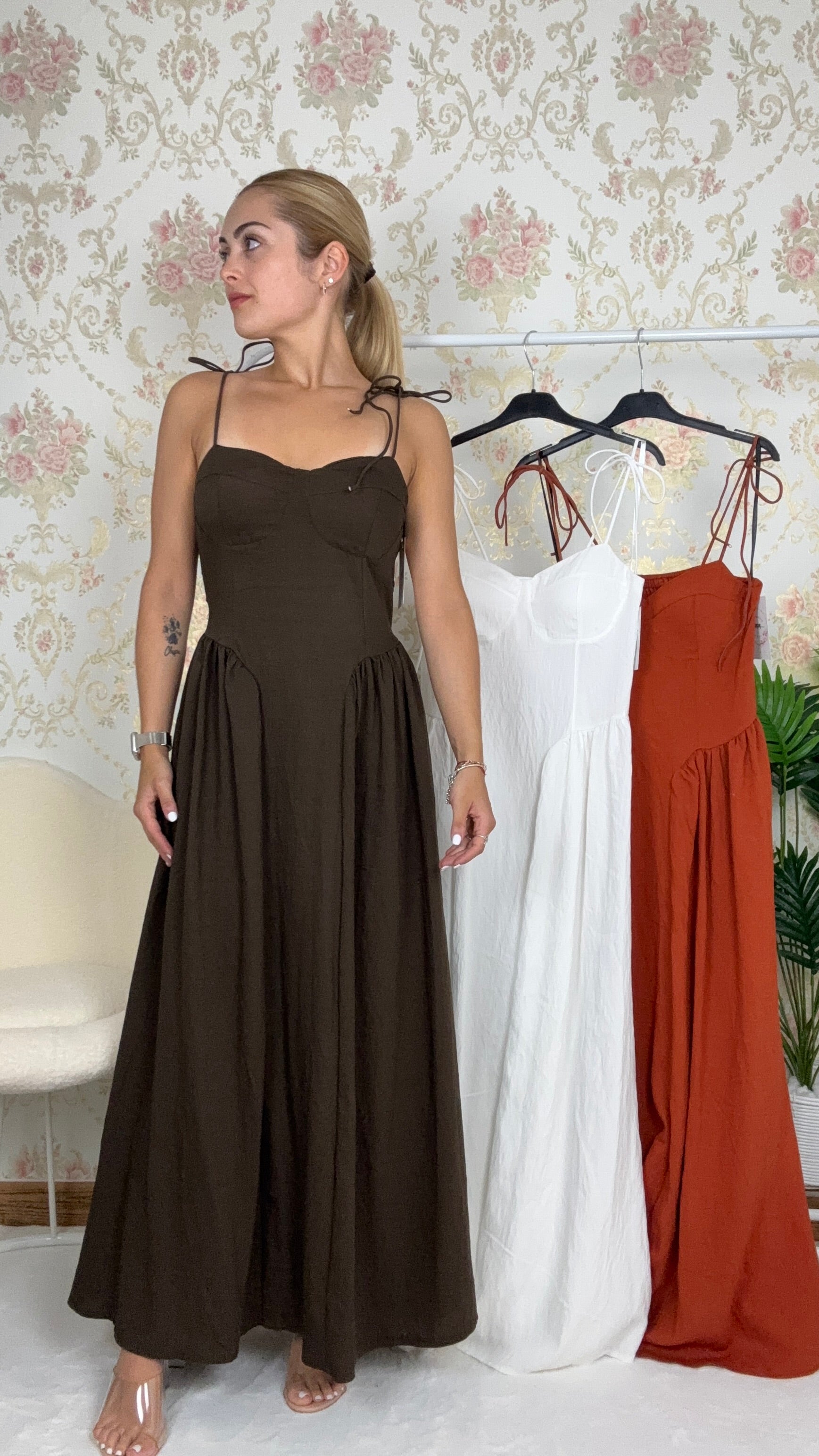 Vestido cascos