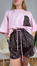Conjunto leopardo corto