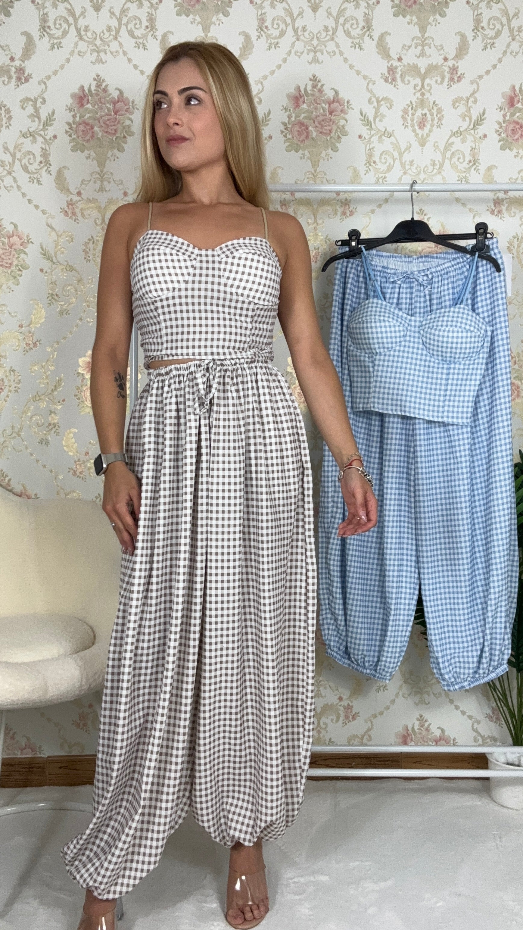 Conjunto top vichy