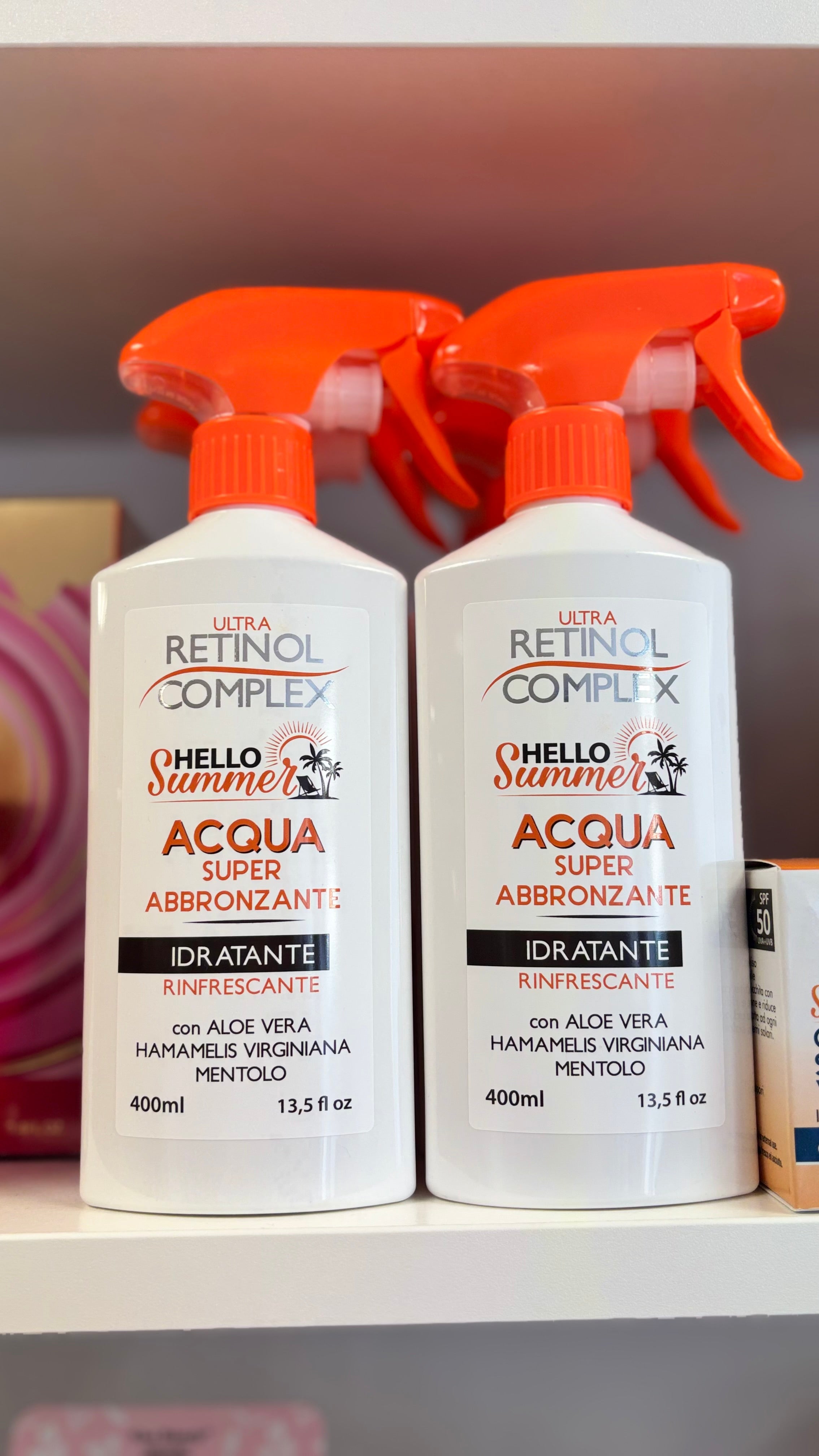 Agua bronceadora