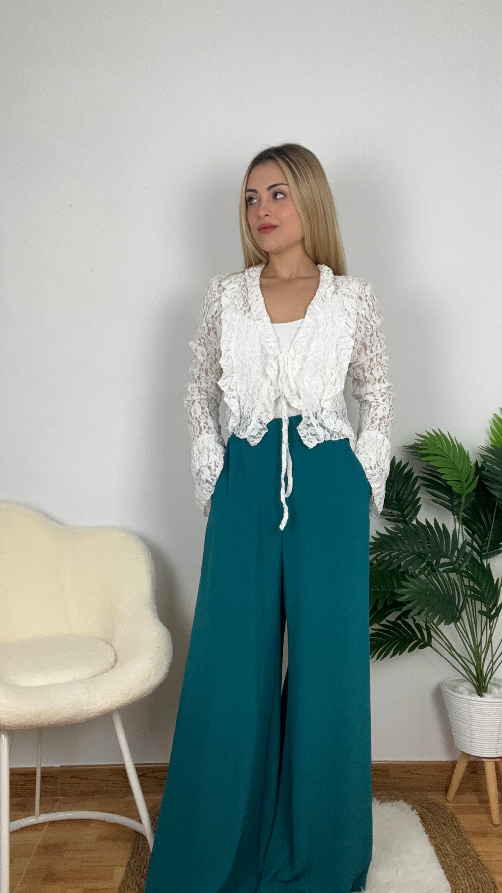 Chaqueta encaje