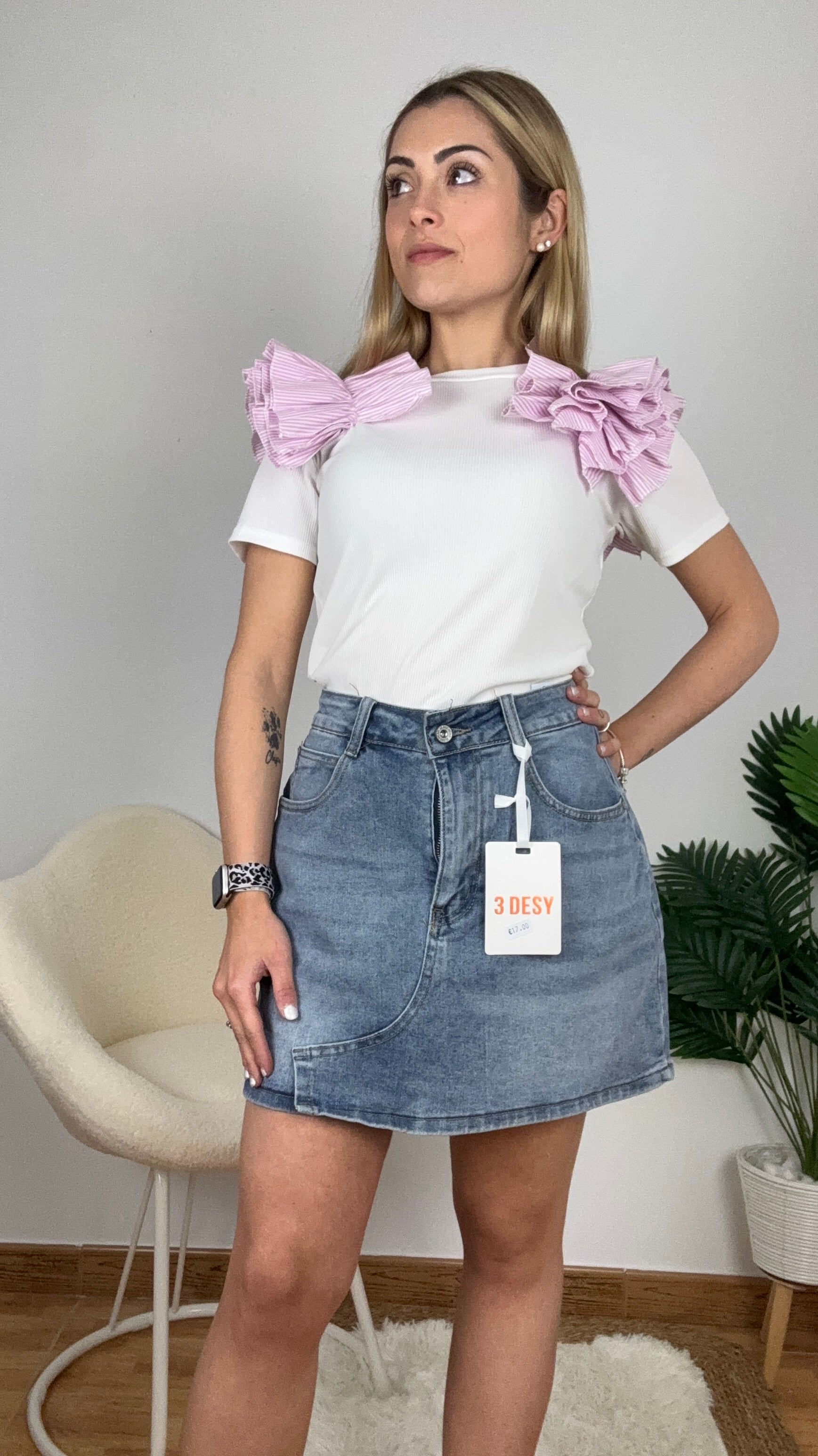 Minifalda vaquera