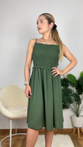 Vestido fruncido