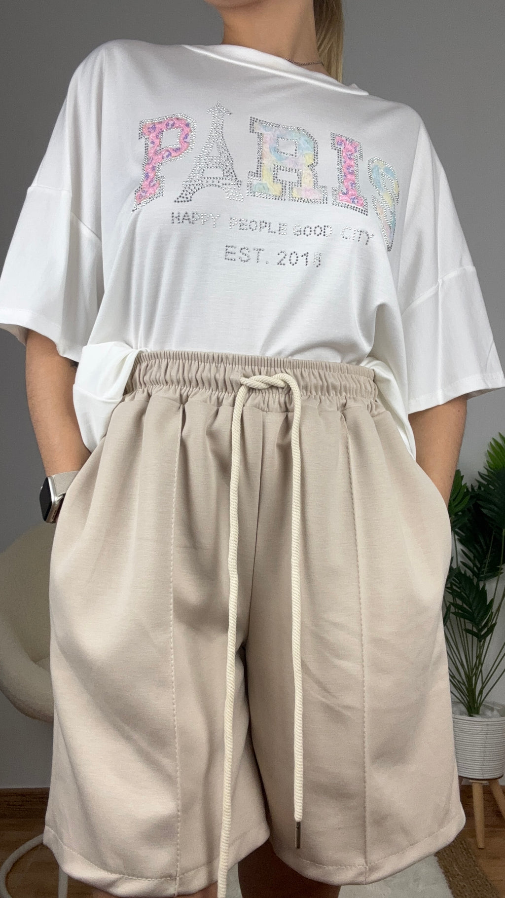 Pantalón chandal corto