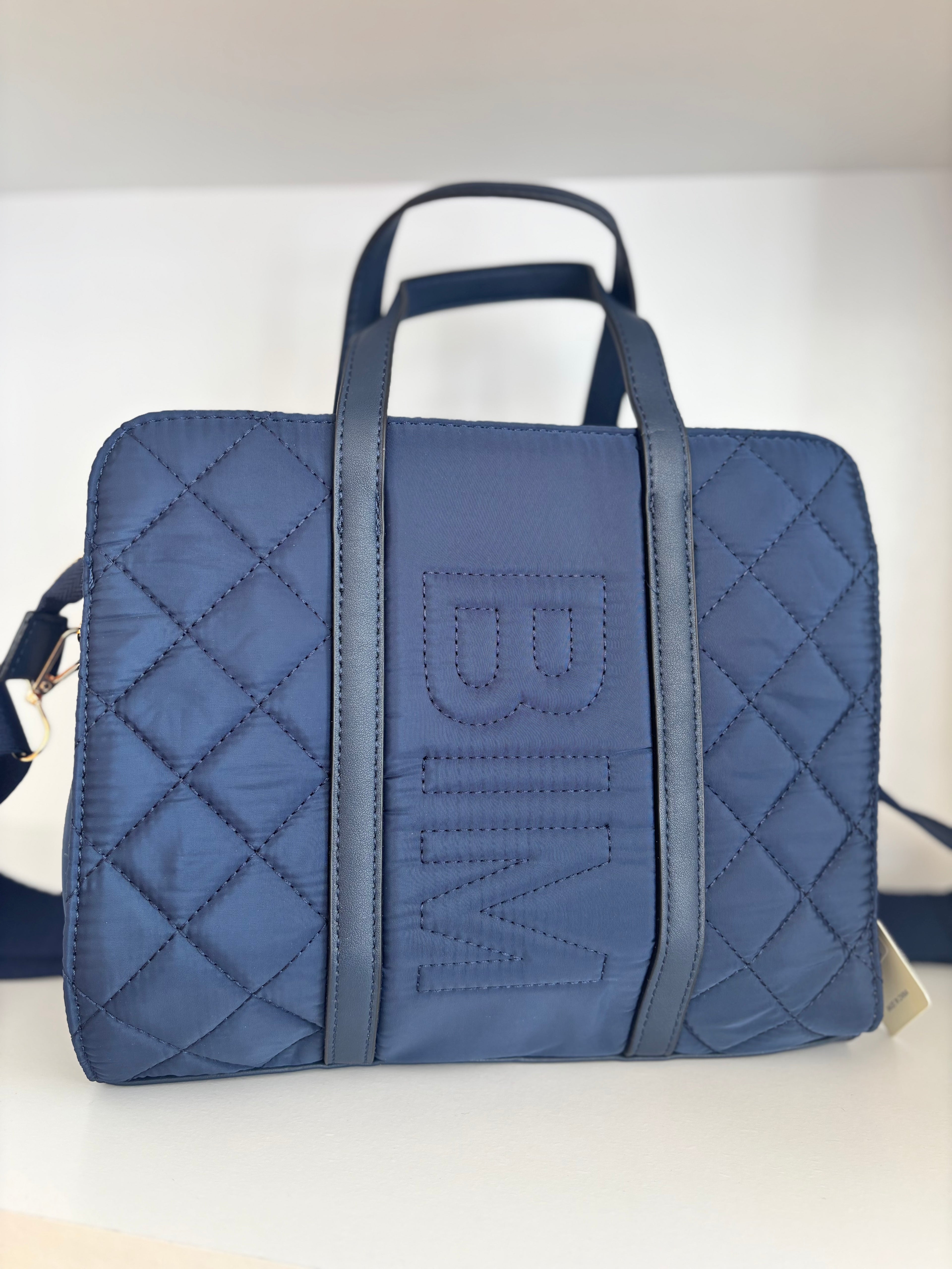 Bolso cuadrado bim azul marino