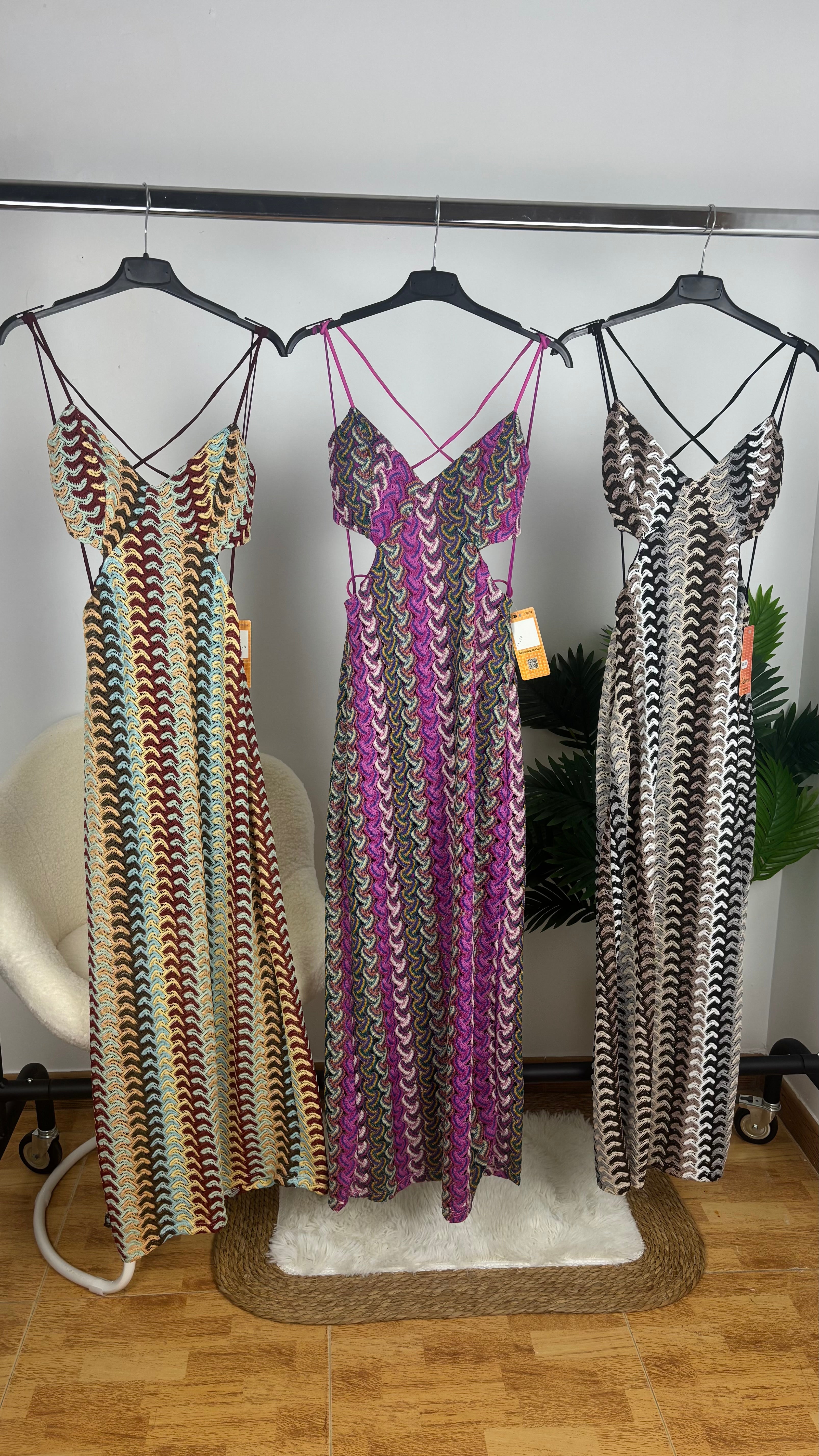 Vestido espalda cruzada