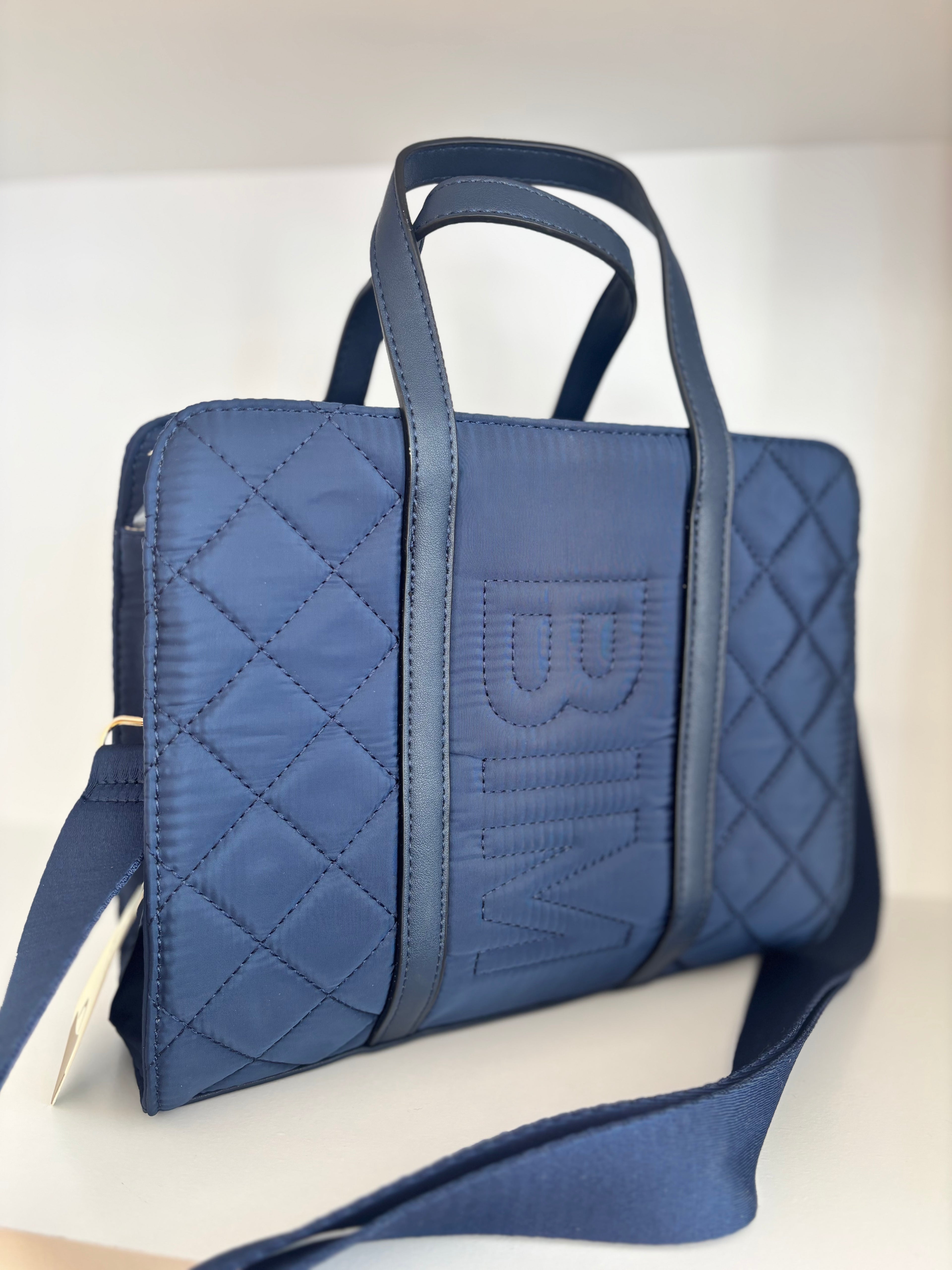 Bolso cuadrado bim azul marino