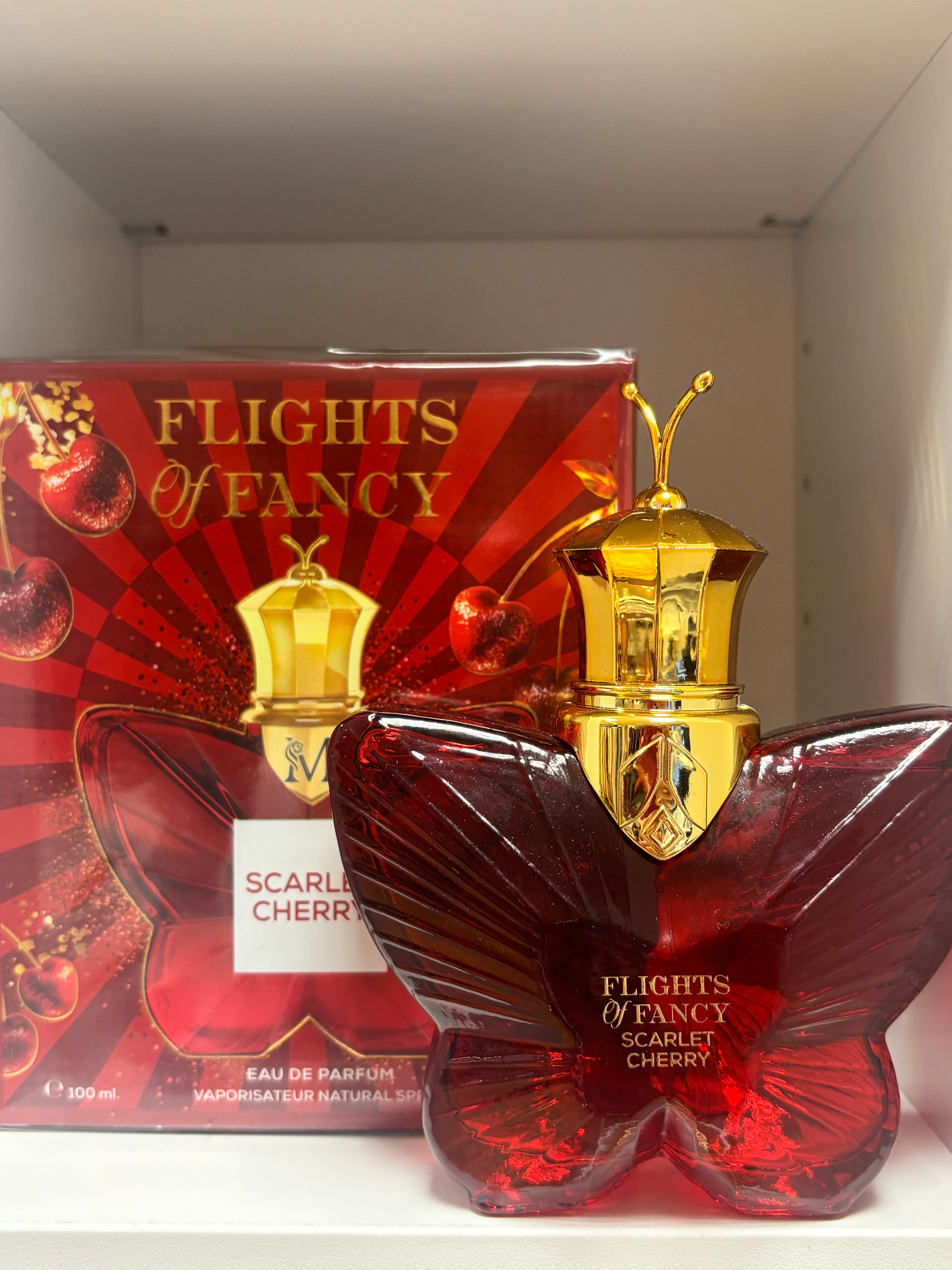 Perfume mariposa cereza