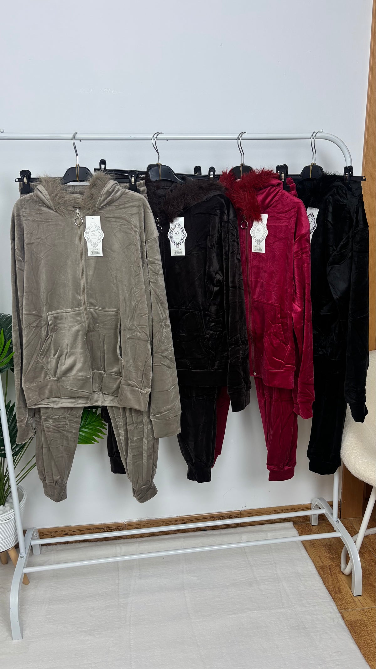 Conjunto de terciopelo