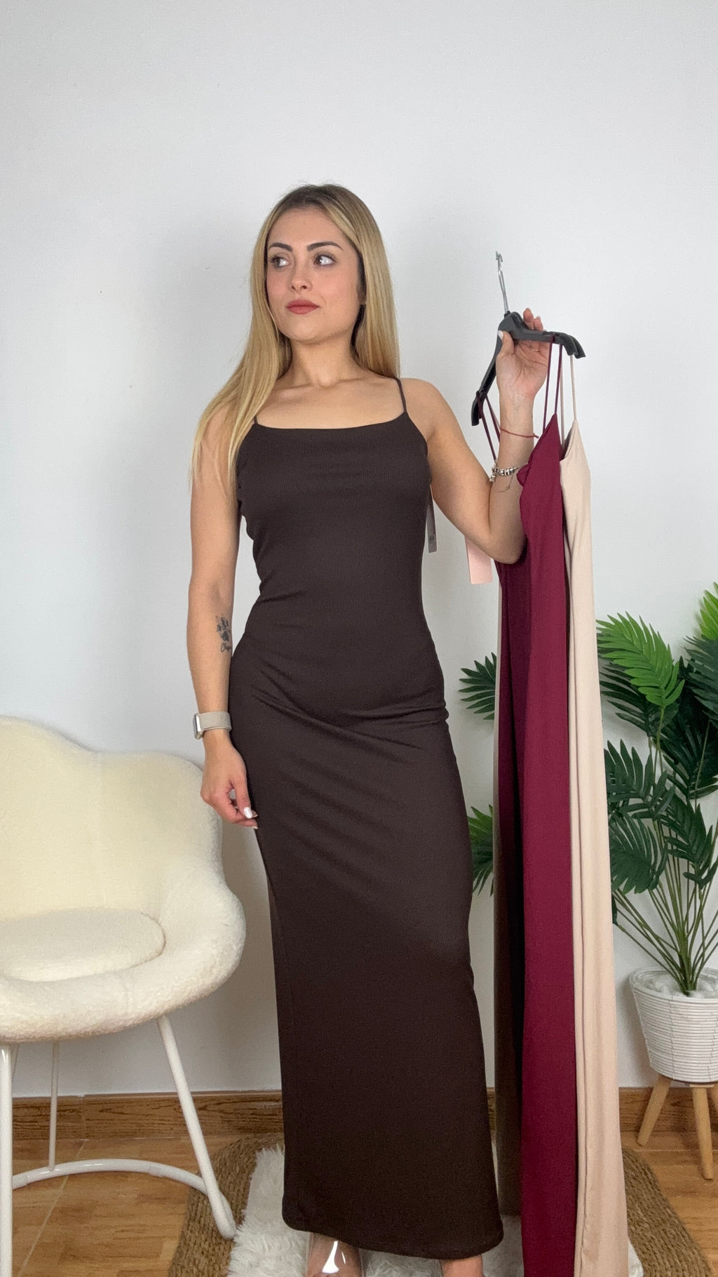 Vestido liso
