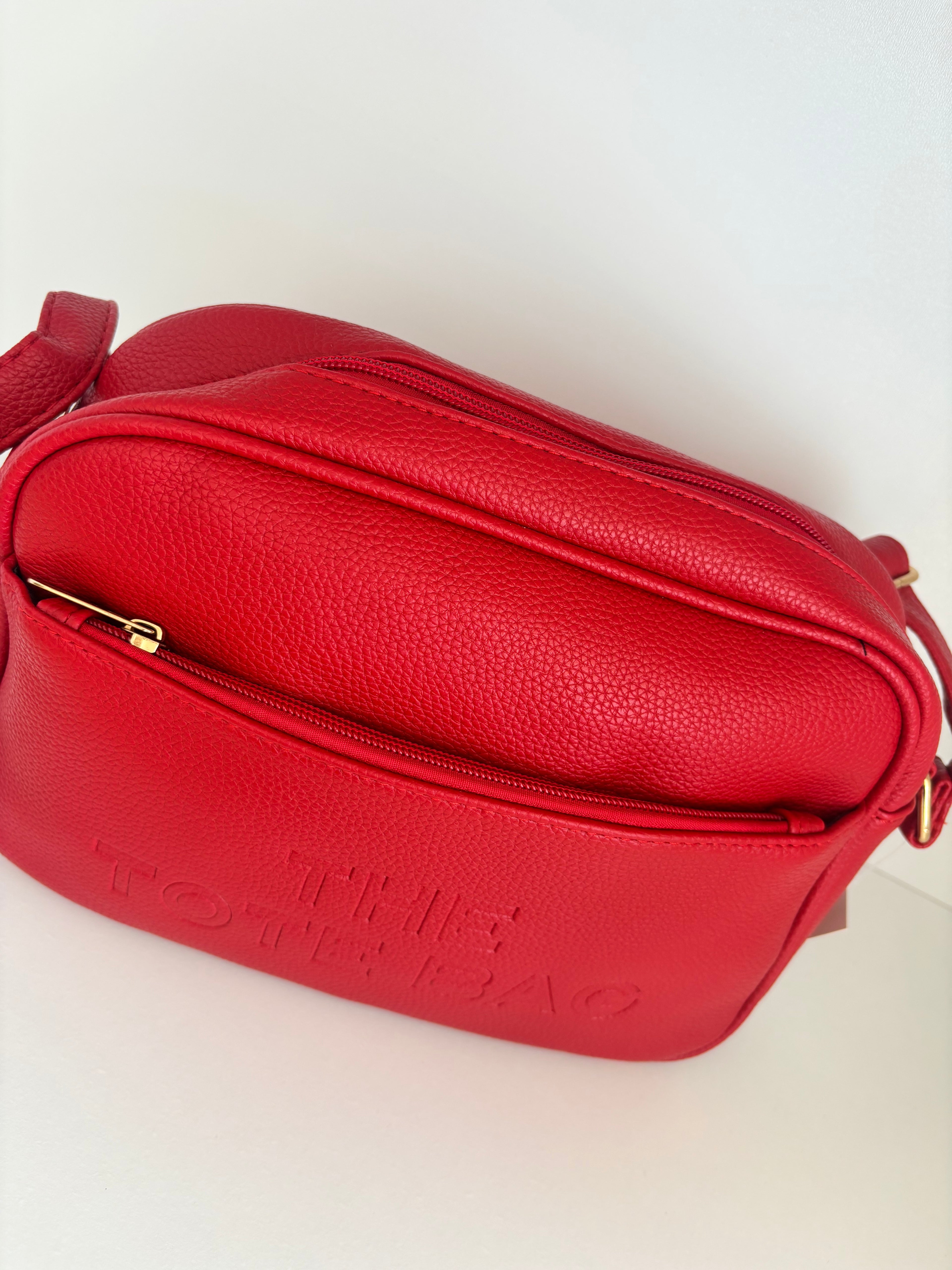 Bolso tote bag rojo