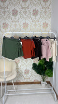 Falda pantalón de lino