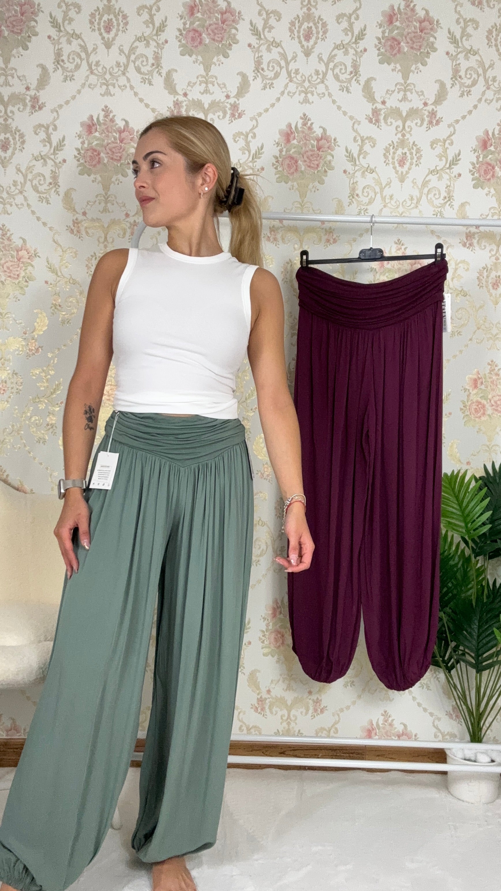 Pantalón ancho aladdin