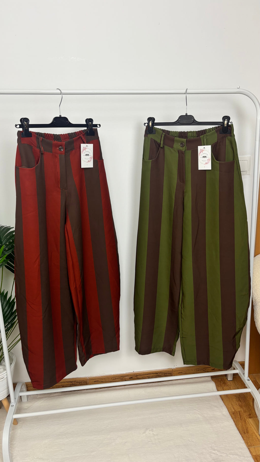Pantalón Globo Rayas