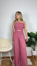 Conjunto top y pantalón