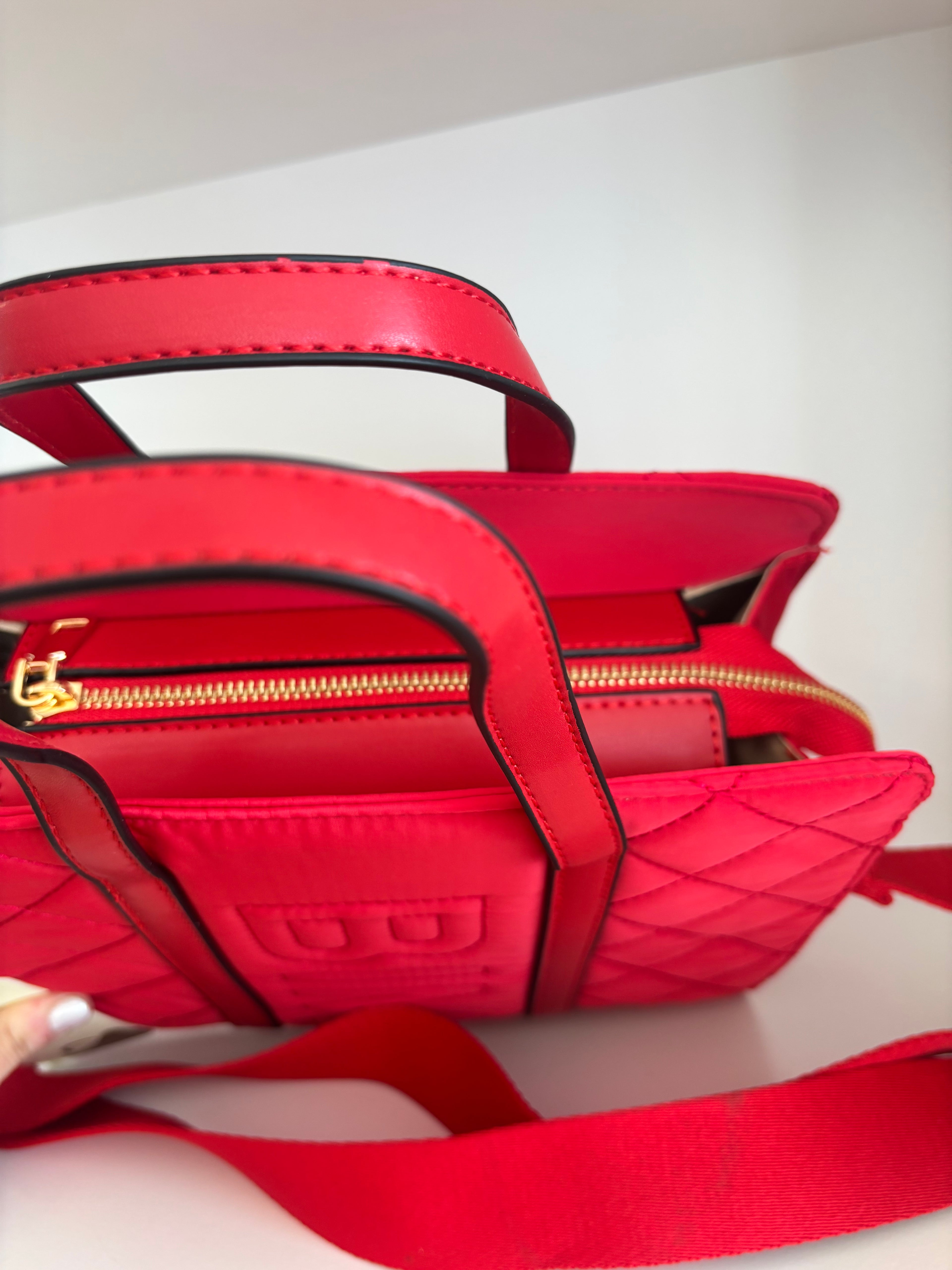 Bolso cuadrado bim rojo