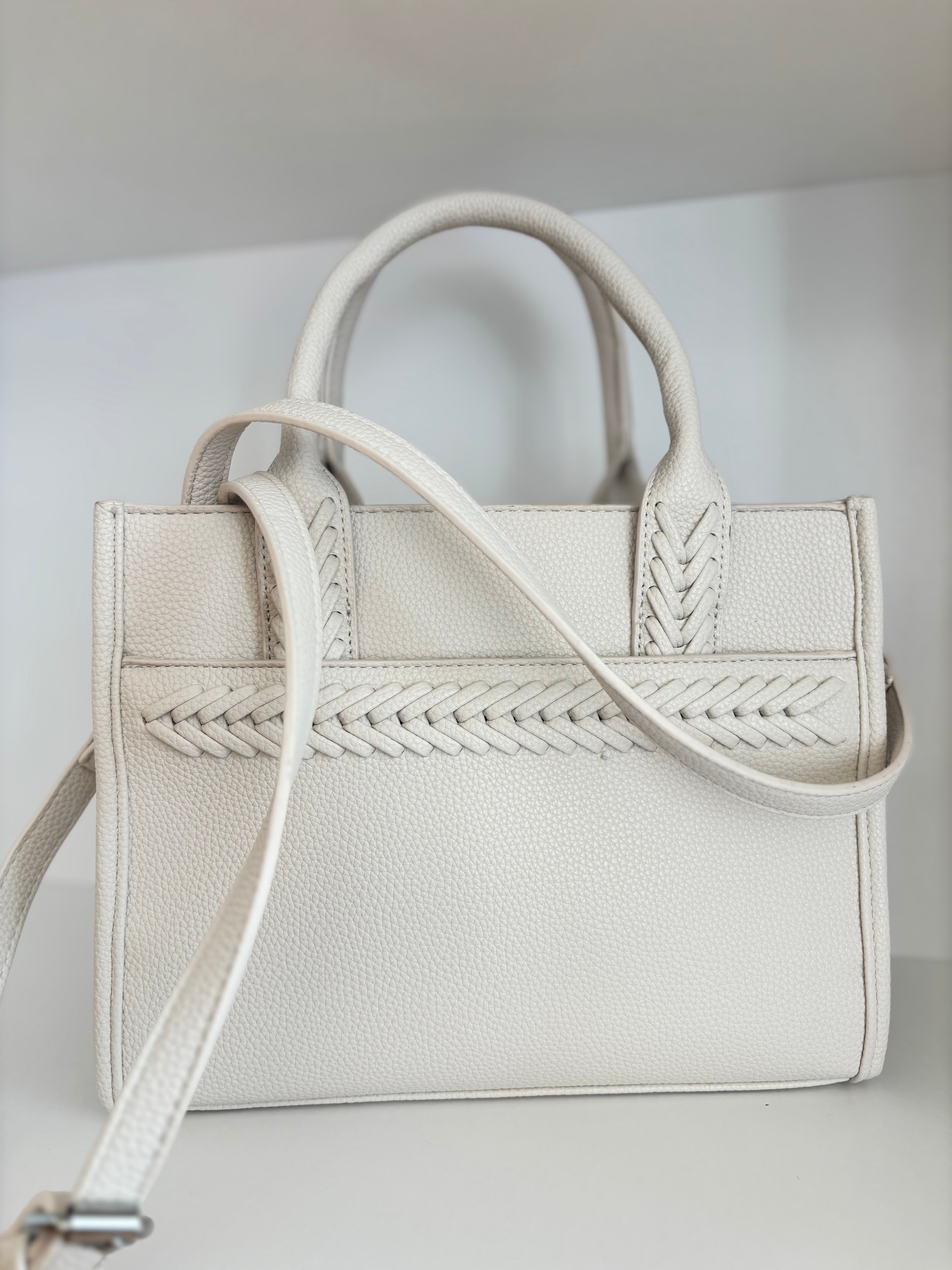 Bolso trenza beige
