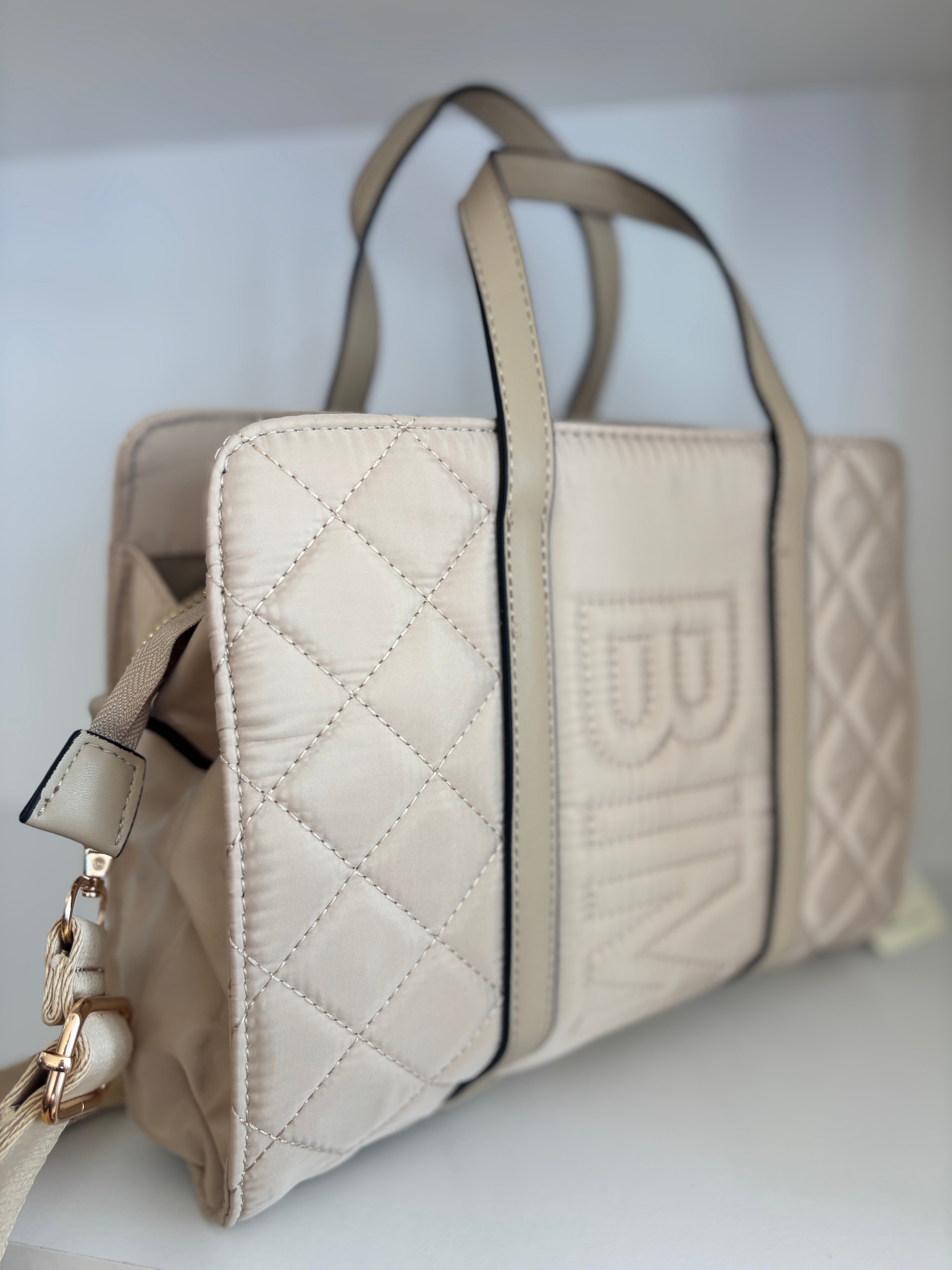 Bolso cuadrado bim beige