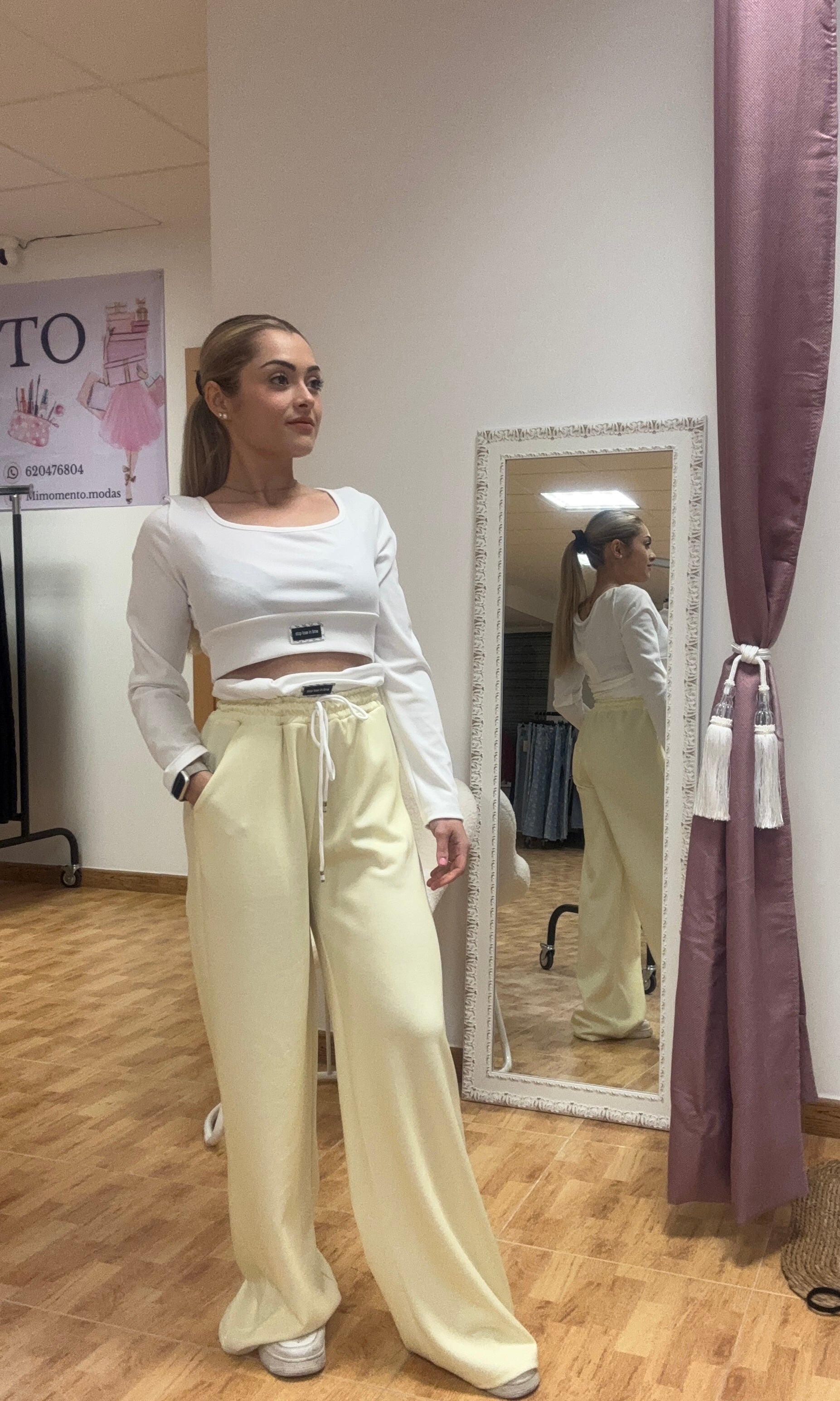 Conjunto de top corto