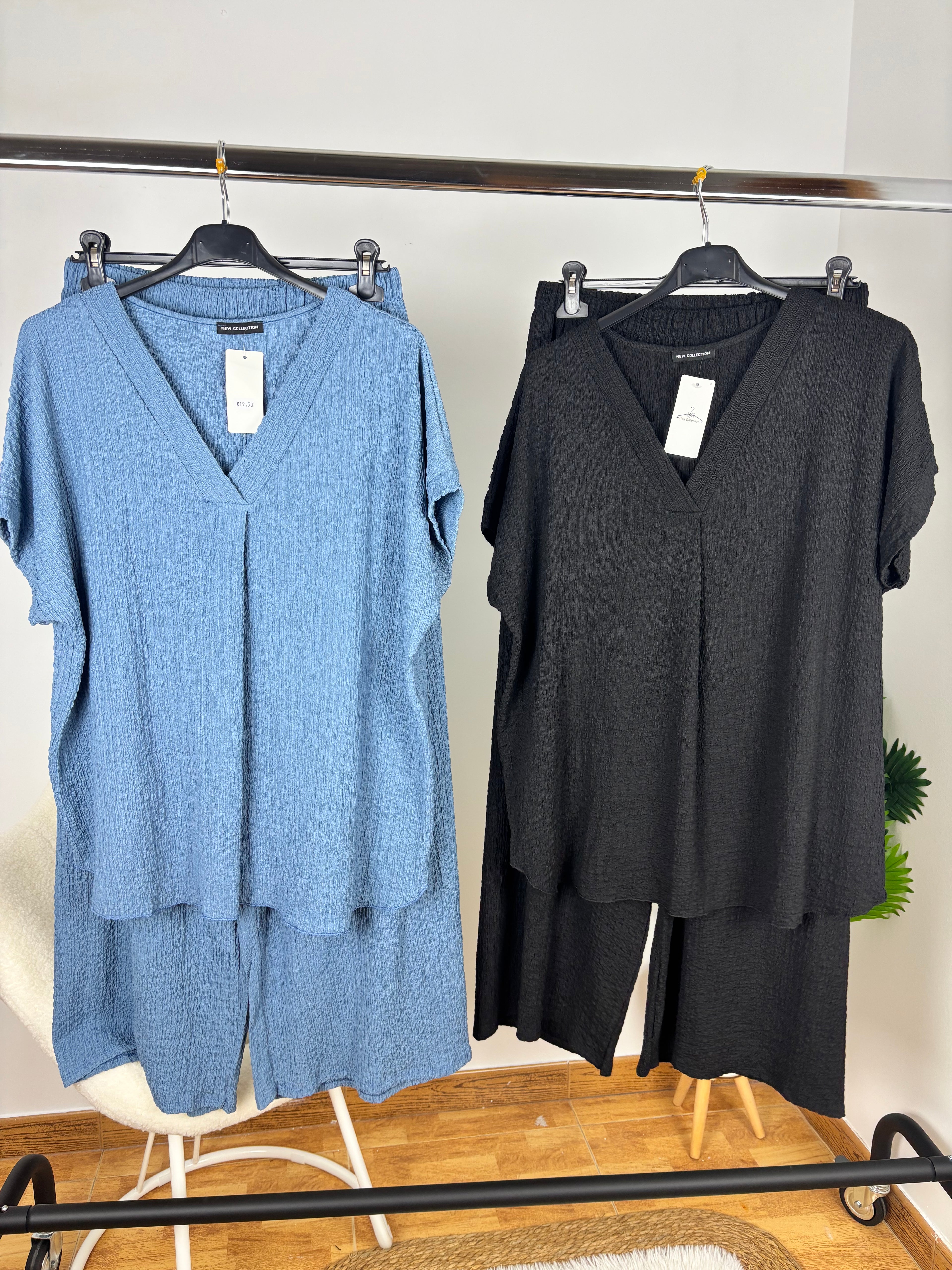 Conjunto fino talla grande