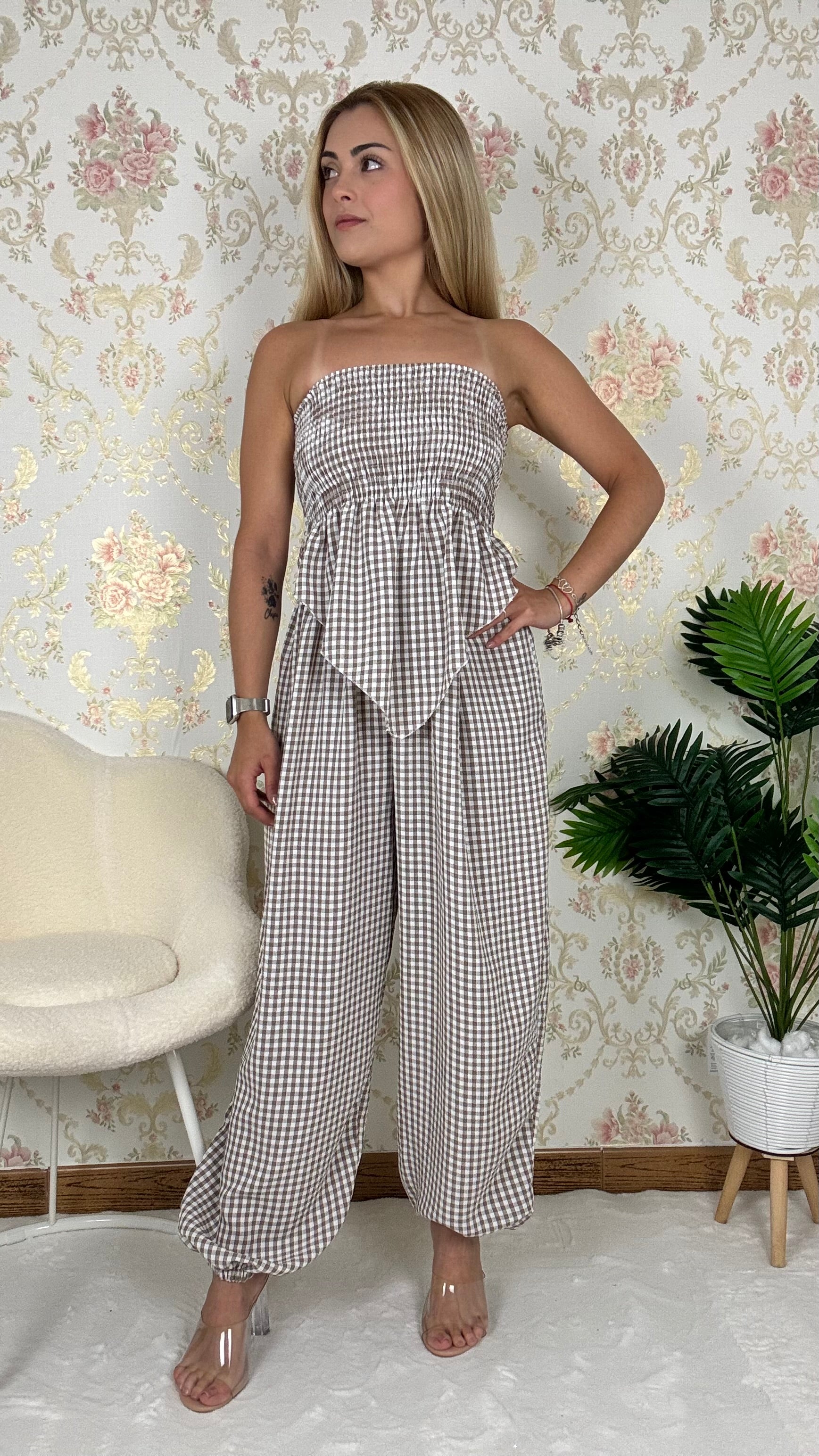 Conjunto volante vichy