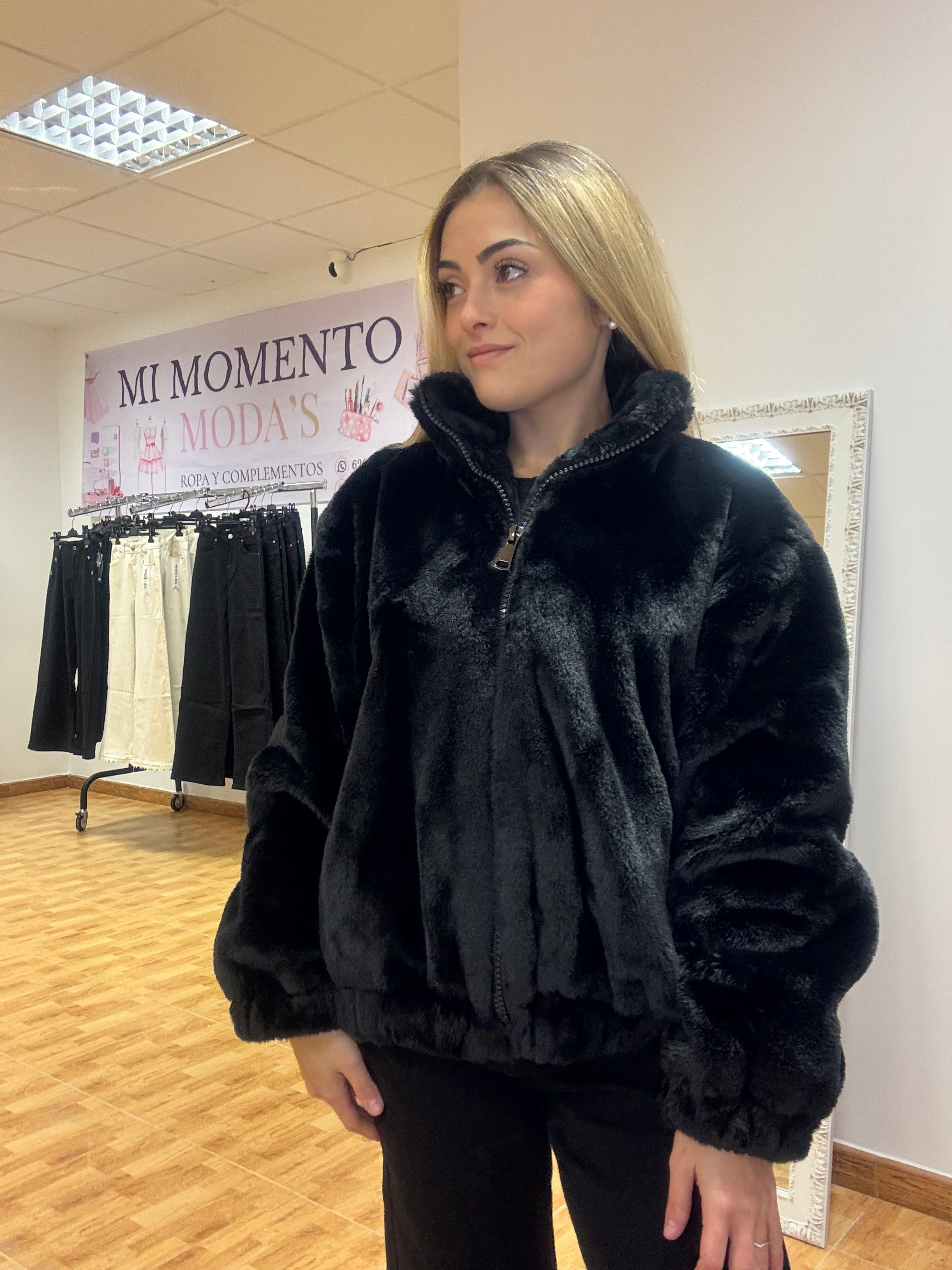Chaqueta de pelo