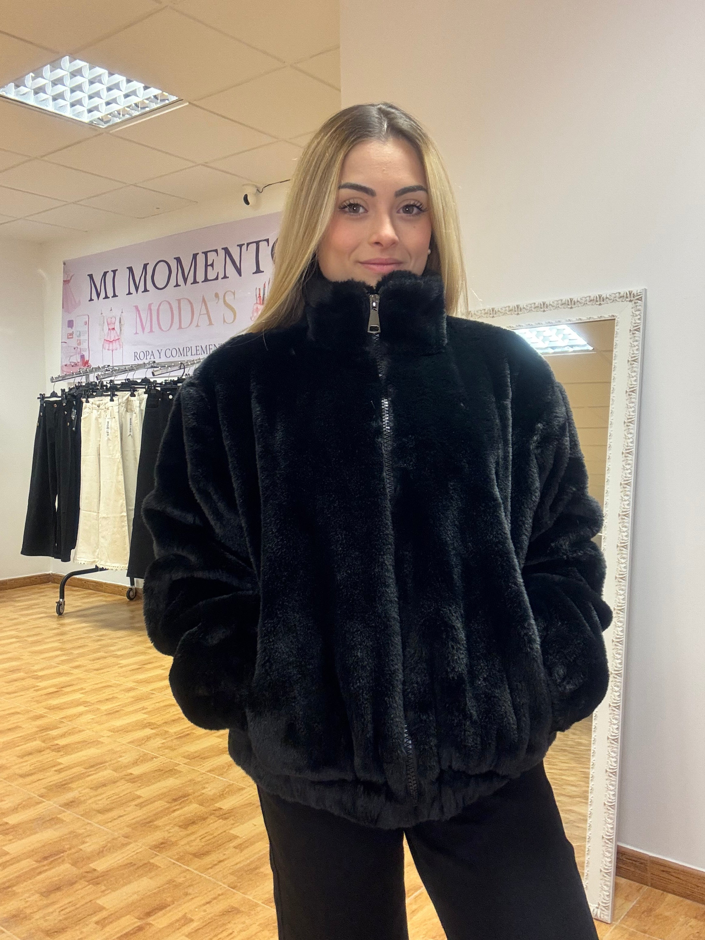 Chaqueta de pelo