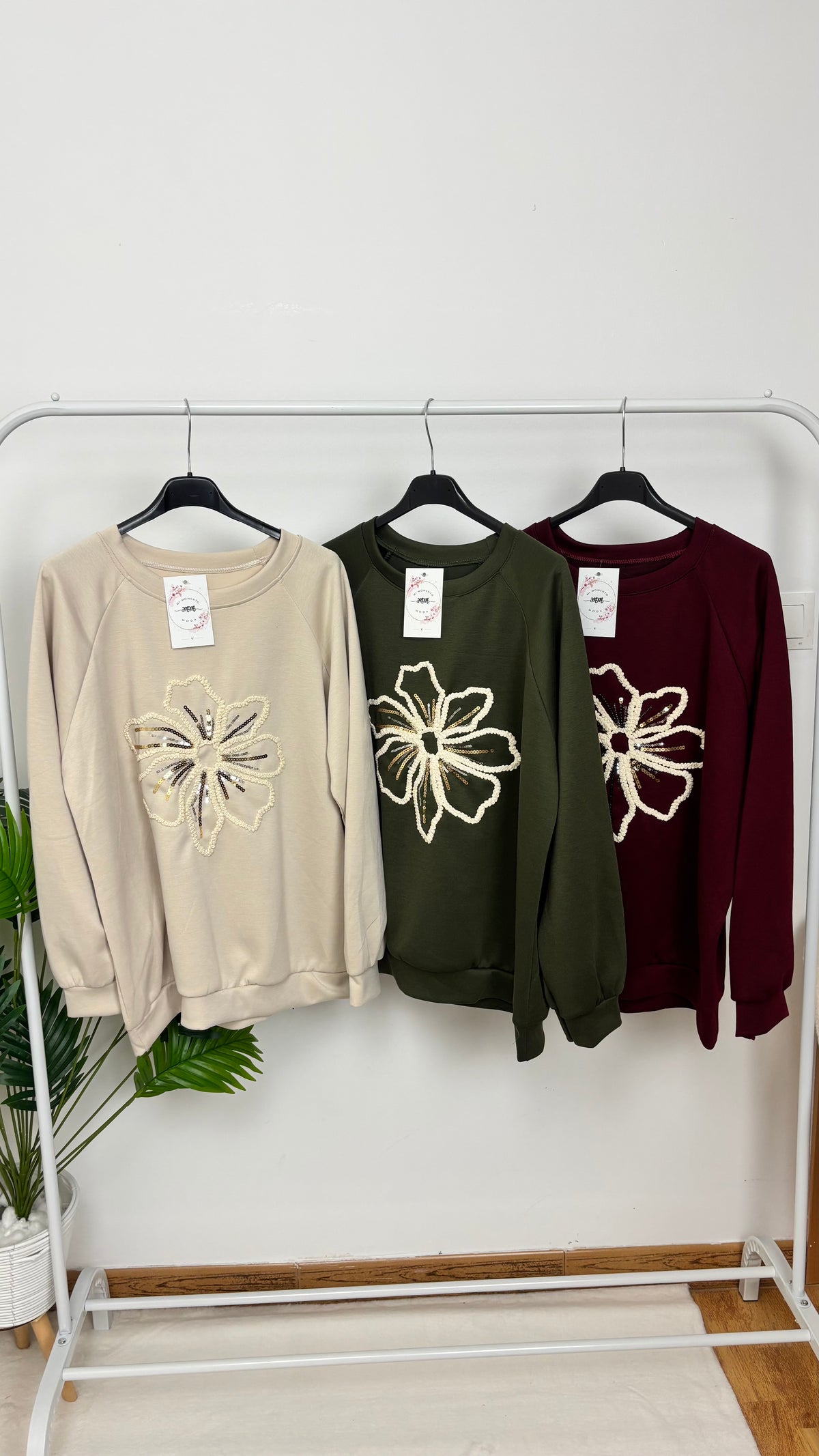 Sudadera Flor
