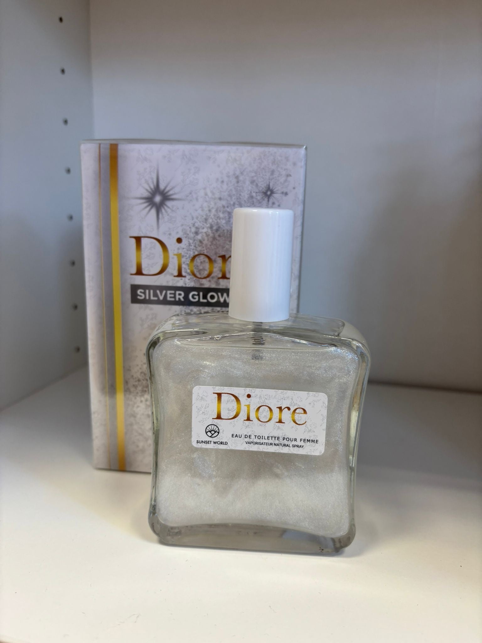 Colonia diore con brillo