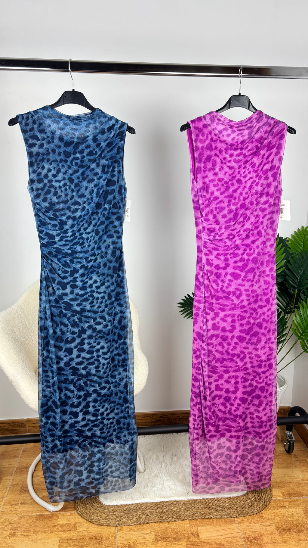 Vestido estampado gasa