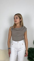 Camiseta de licra evilla hombro